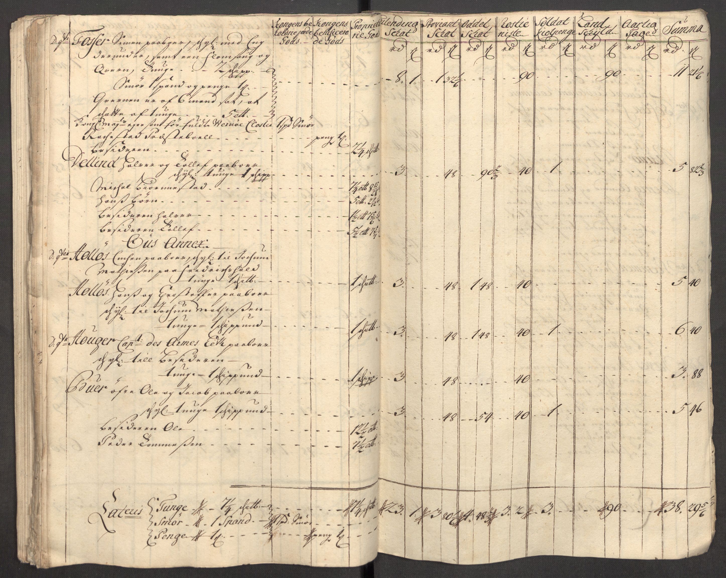 Rentekammeret inntil 1814, Reviderte regnskaper, Fogderegnskap, AV/RA-EA-4092/R07/L0306: Fogderegnskap Rakkestad, Heggen og Frøland, 1713, p. 35
