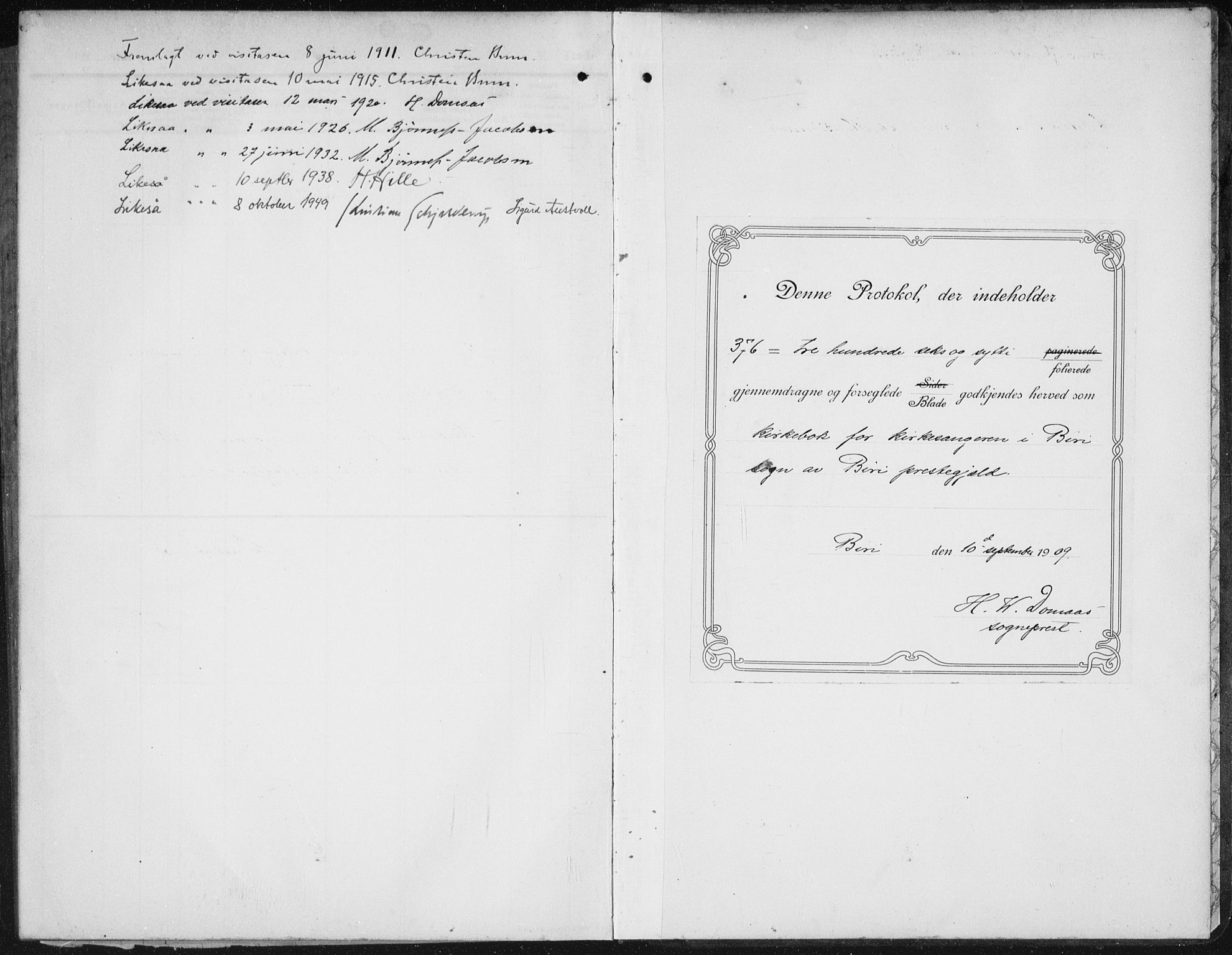 Biri prestekontor, SAH/PREST-096/H/Ha/Hab/L0006: Parish register (copy) no. 6, 1909-1938, p. 366