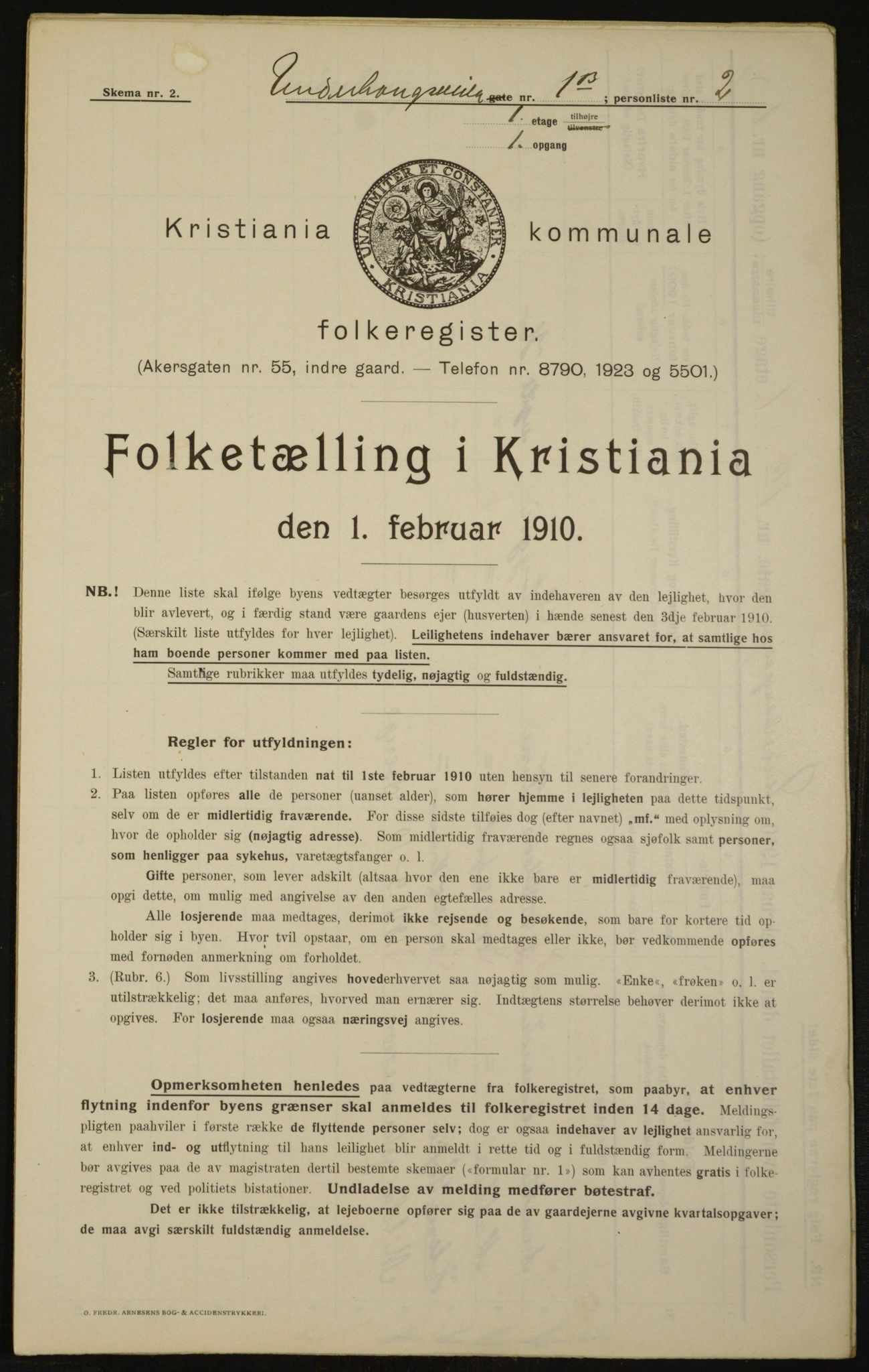 OBA, Municipal Census 1910 for Kristiania, 1910, p. 113521