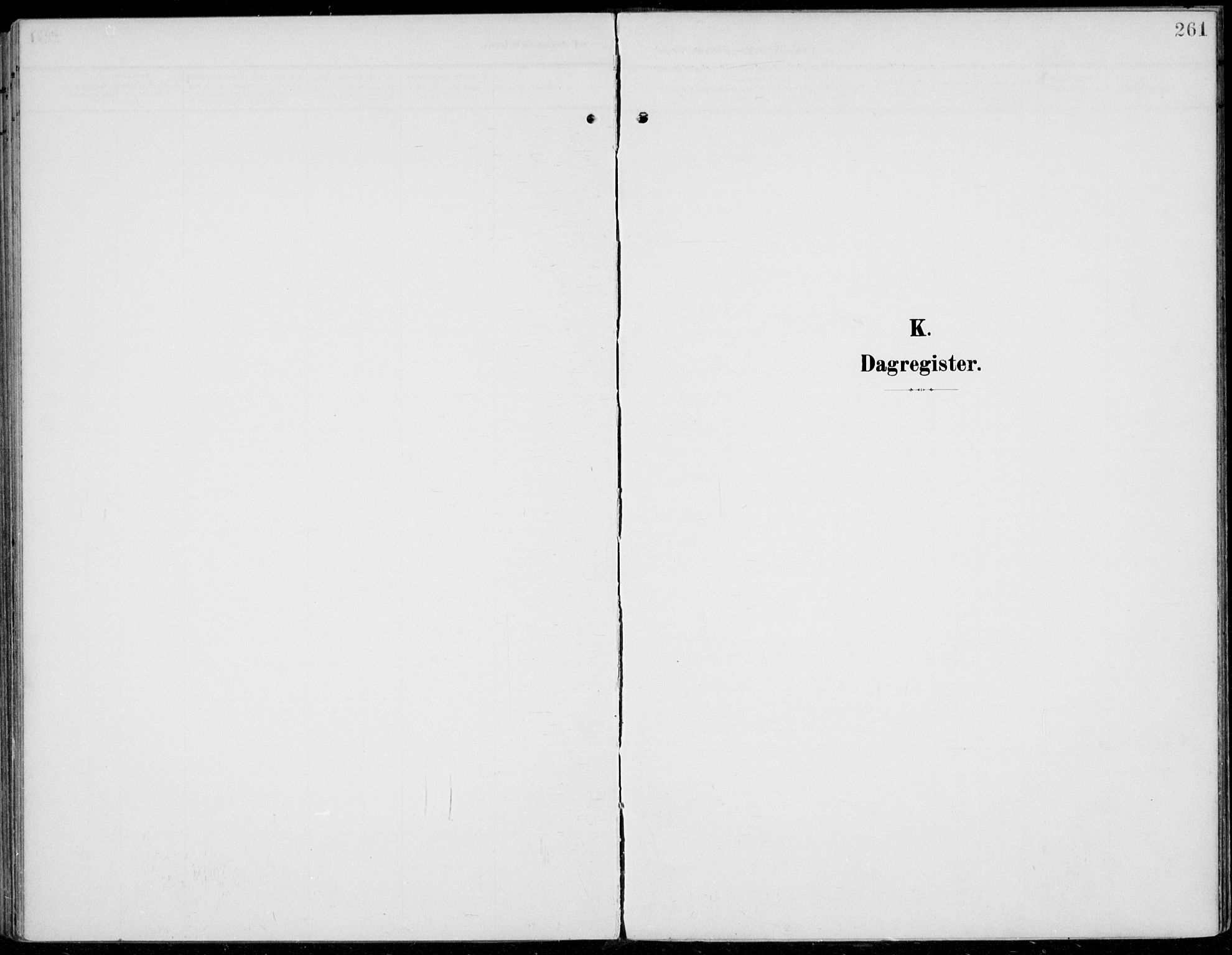 Jevnaker prestekontor, SAH/PREST-116/H/Ha/Haa/L0011: Parish register (official) no. 11, 1902-1913, p. 261