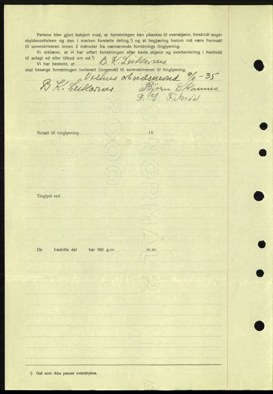 Romsdal sorenskriveri, AV/SAT-A-4149/1/2/2C: Mortgage book no. A1, 1936-1936, Diary no: : 702/1936