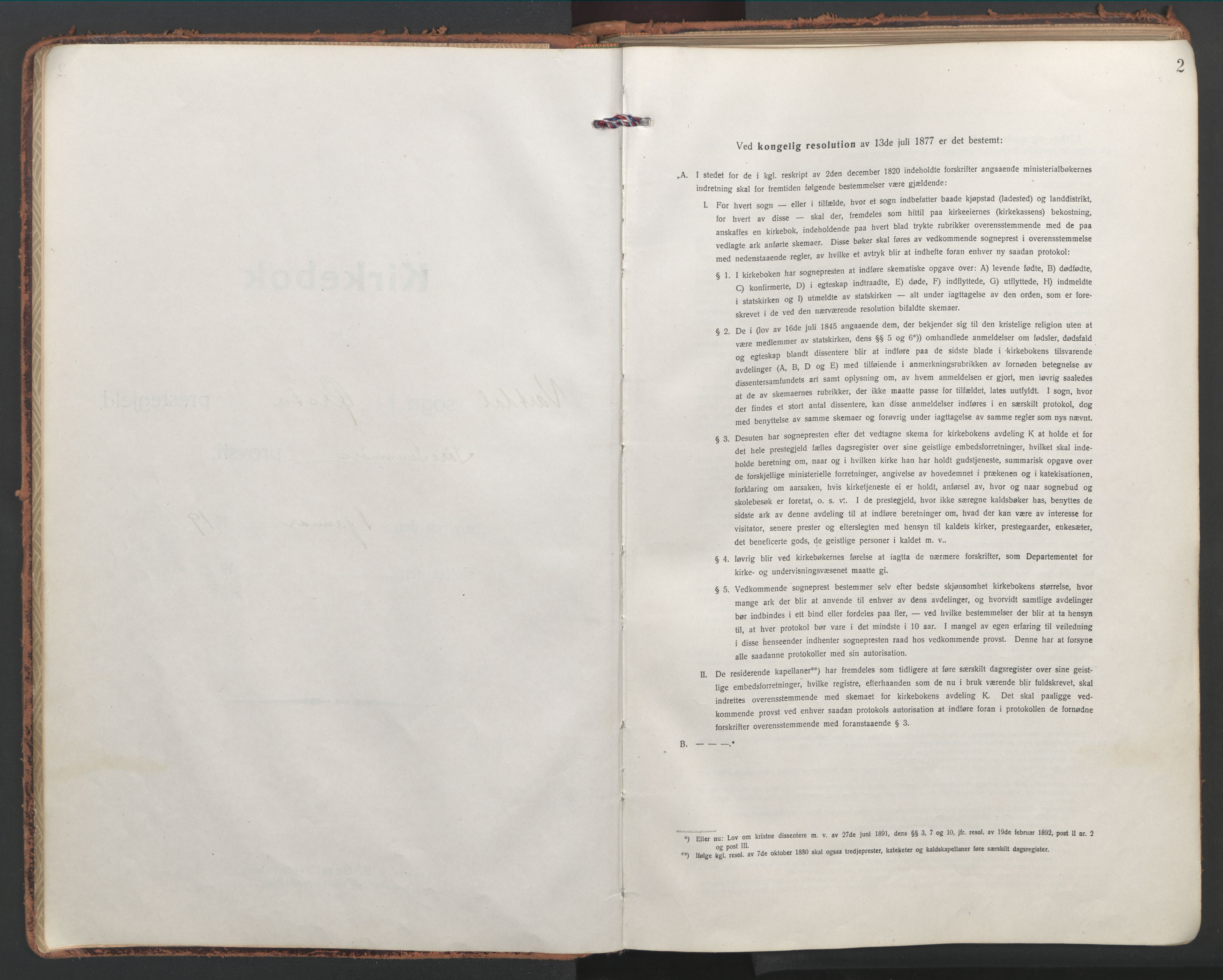 Ministerialprotokoller, klokkerbøker og fødselsregistre - Møre og Romsdal, AV/SAT-A-1454/514/L0202: Parish register (copy) no. 514C02, 1916-1944, p. 2