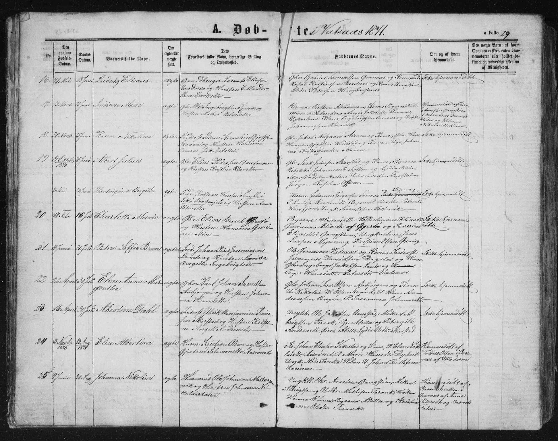 Ministerialprotokoller, klokkerbøker og fødselsregistre - Nordland, AV/SAT-A-1459/810/L0158: Parish register (copy) no. 810C02 /1, 1863-1883, p. 29