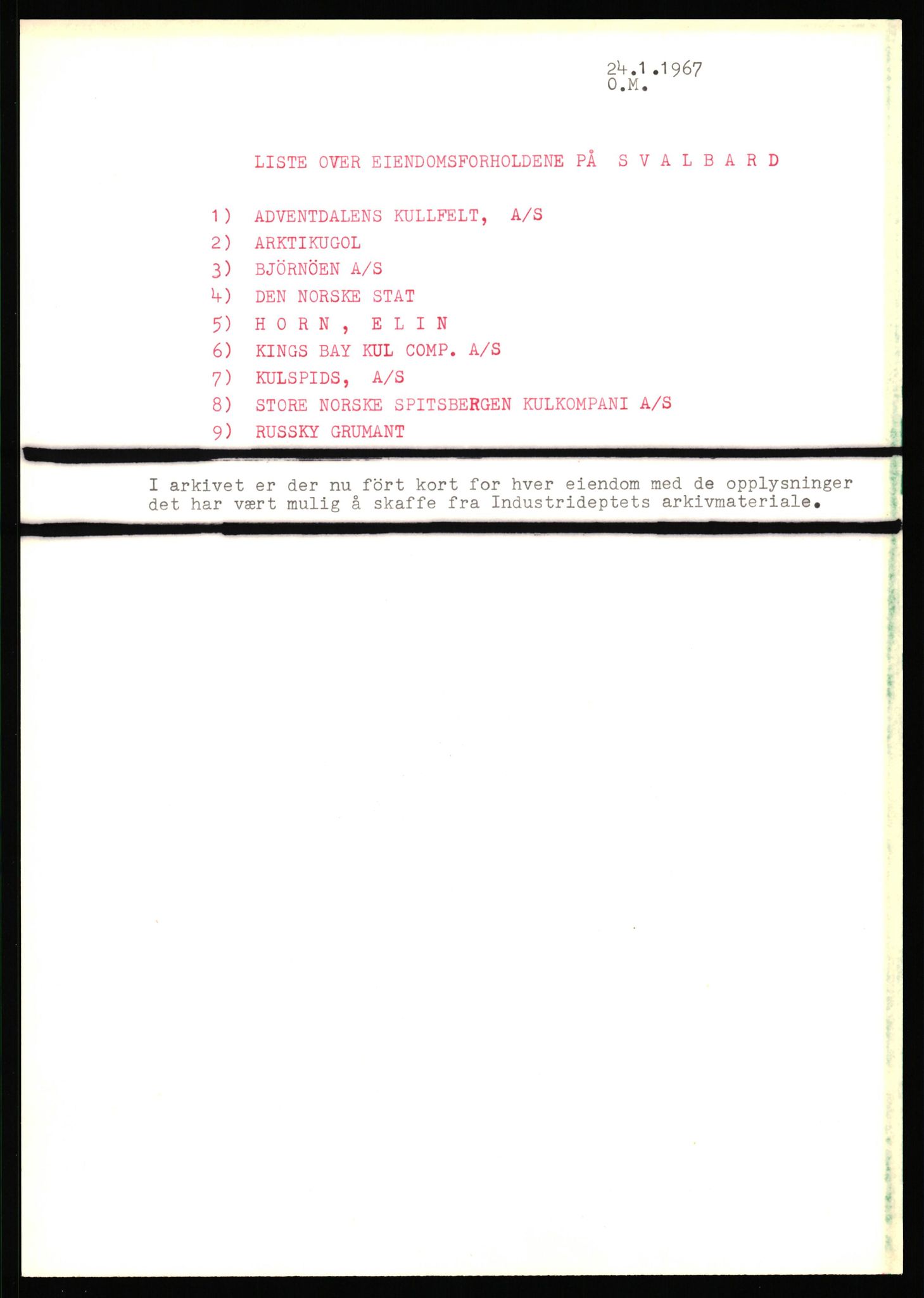 Forsvaret, Forsvarets krigshistoriske avdeling, AV/RA-RAFA-2017/Y/Yf/L0214: II-C-11-2851-2856  -  Svalbard.  Jan Mayen.  Syd-Georgia.  Walchern., 1940-1945, p. 46