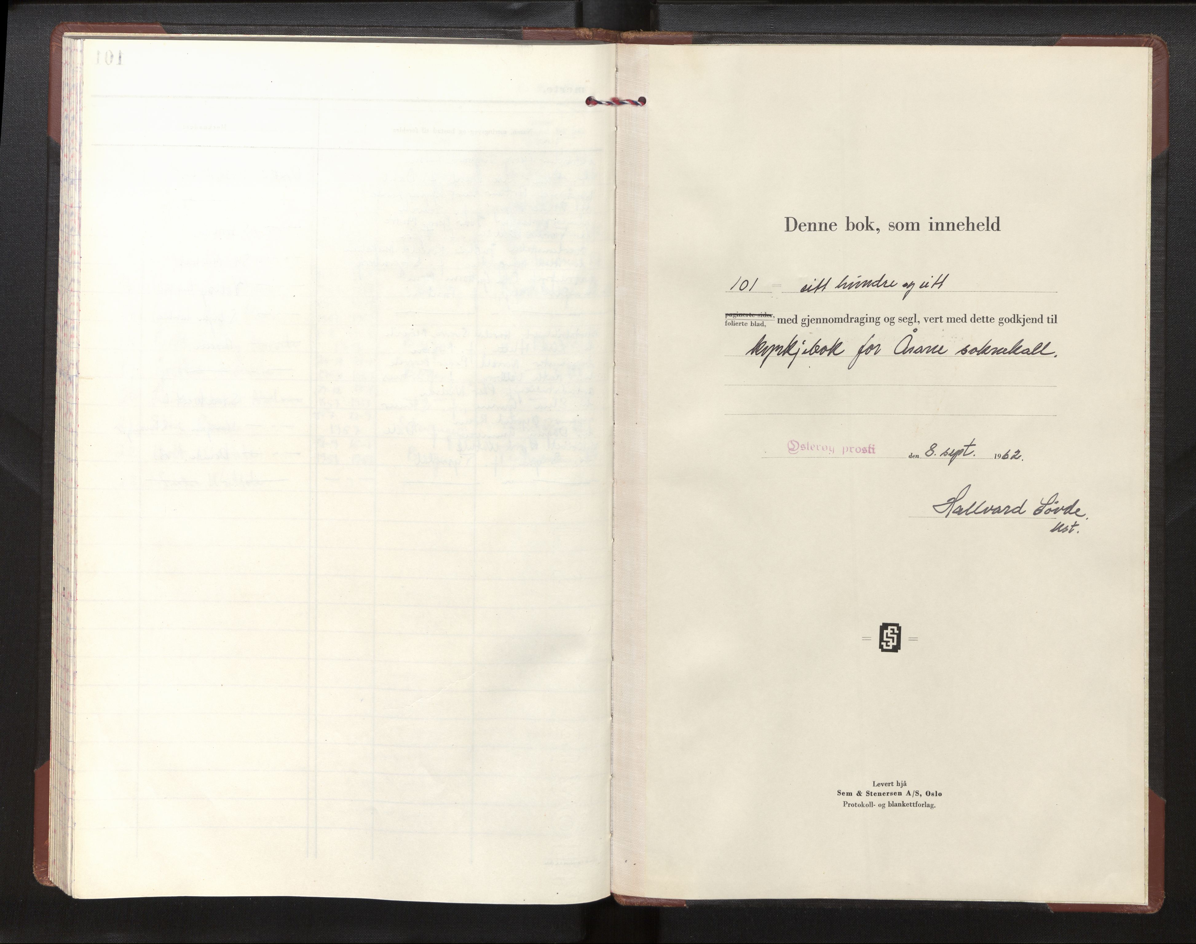 Åsane sokneprestembete, AV/SAB-A-79401/H/Haa/Haac/L0001: Parish register (official) no. C 1, 1962-1972