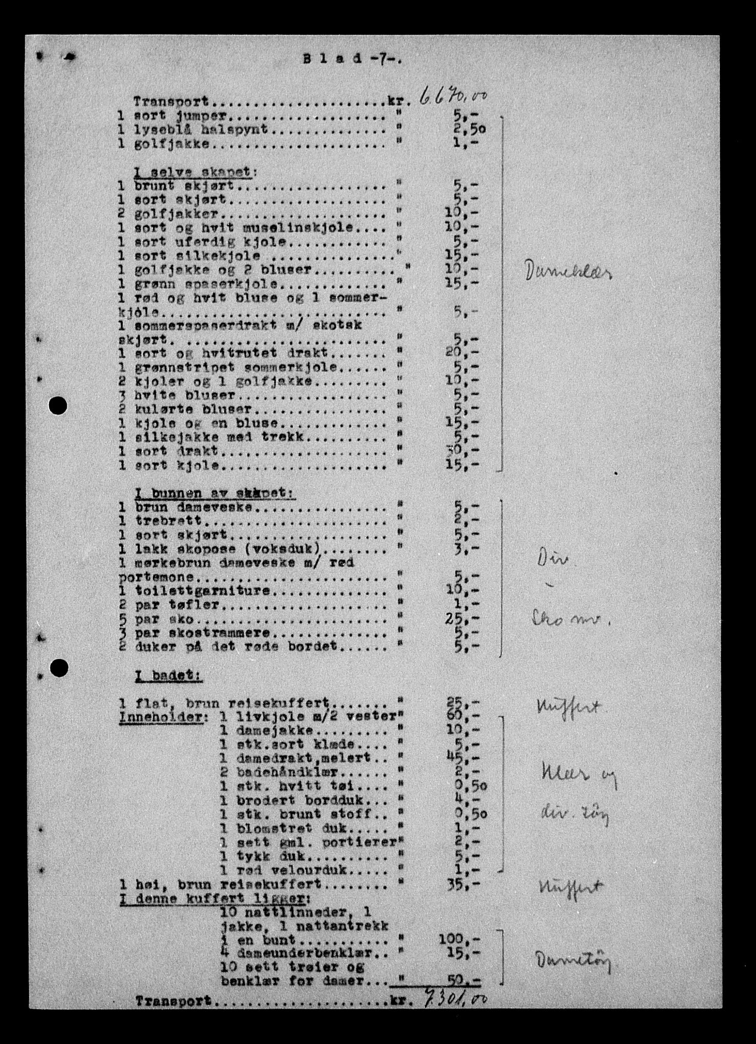 Justisdepartementet, Tilbakeføringskontoret for inndratte formuer, AV/RA-S-1564/H/Hc/Hcd/L0998: --, 1945-1947, p. 106