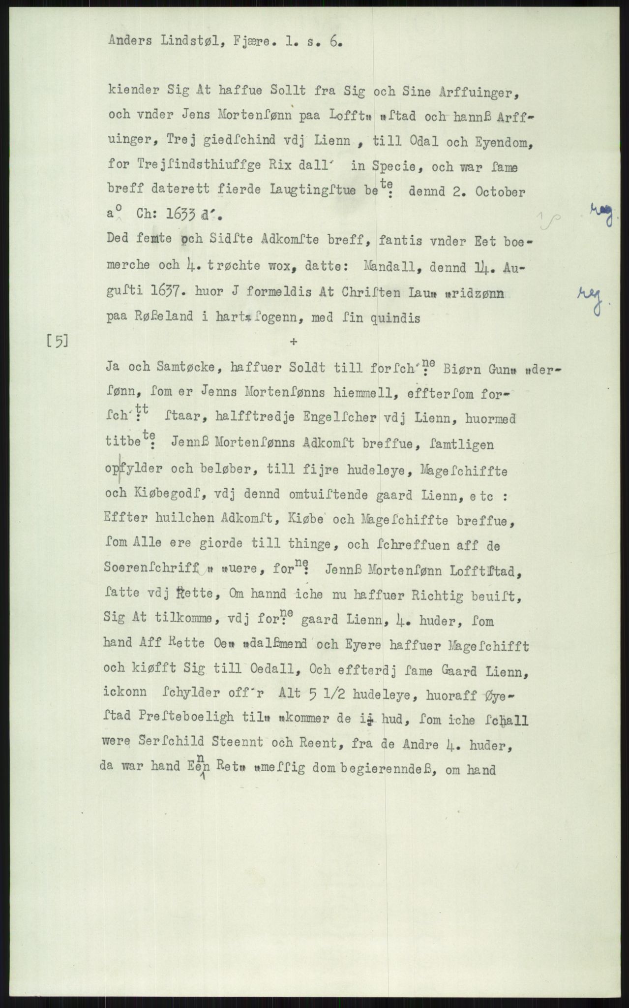 Samlinger til kildeutgivelse, Diplomavskriftsamlingen, AV/RA-EA-4053/H/Ha, p. 3141