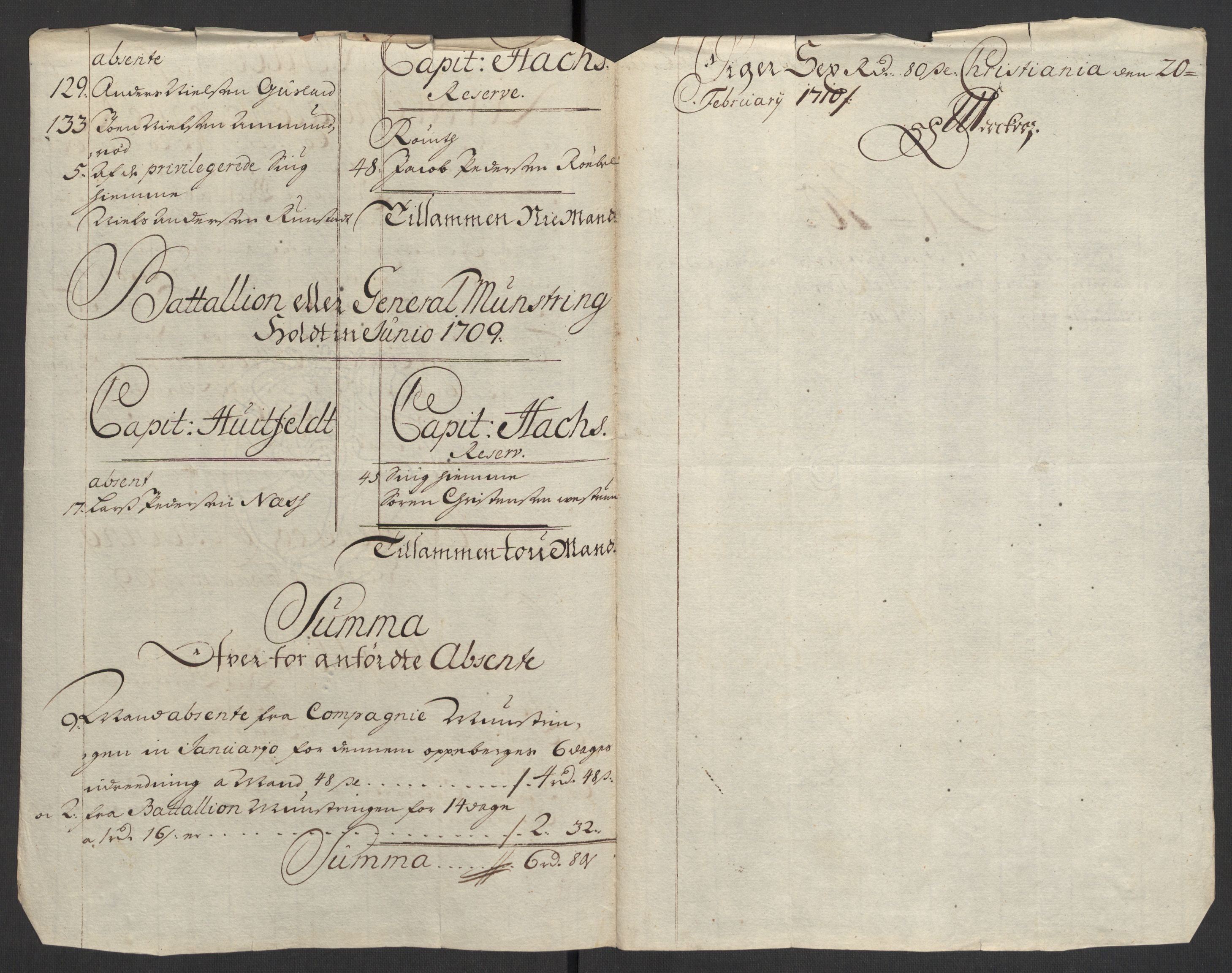 Rentekammeret inntil 1814, Reviderte regnskaper, Fogderegnskap, RA/EA-4092/R33/L1981: Fogderegnskap Larvik grevskap, 1709-1710, p. 406