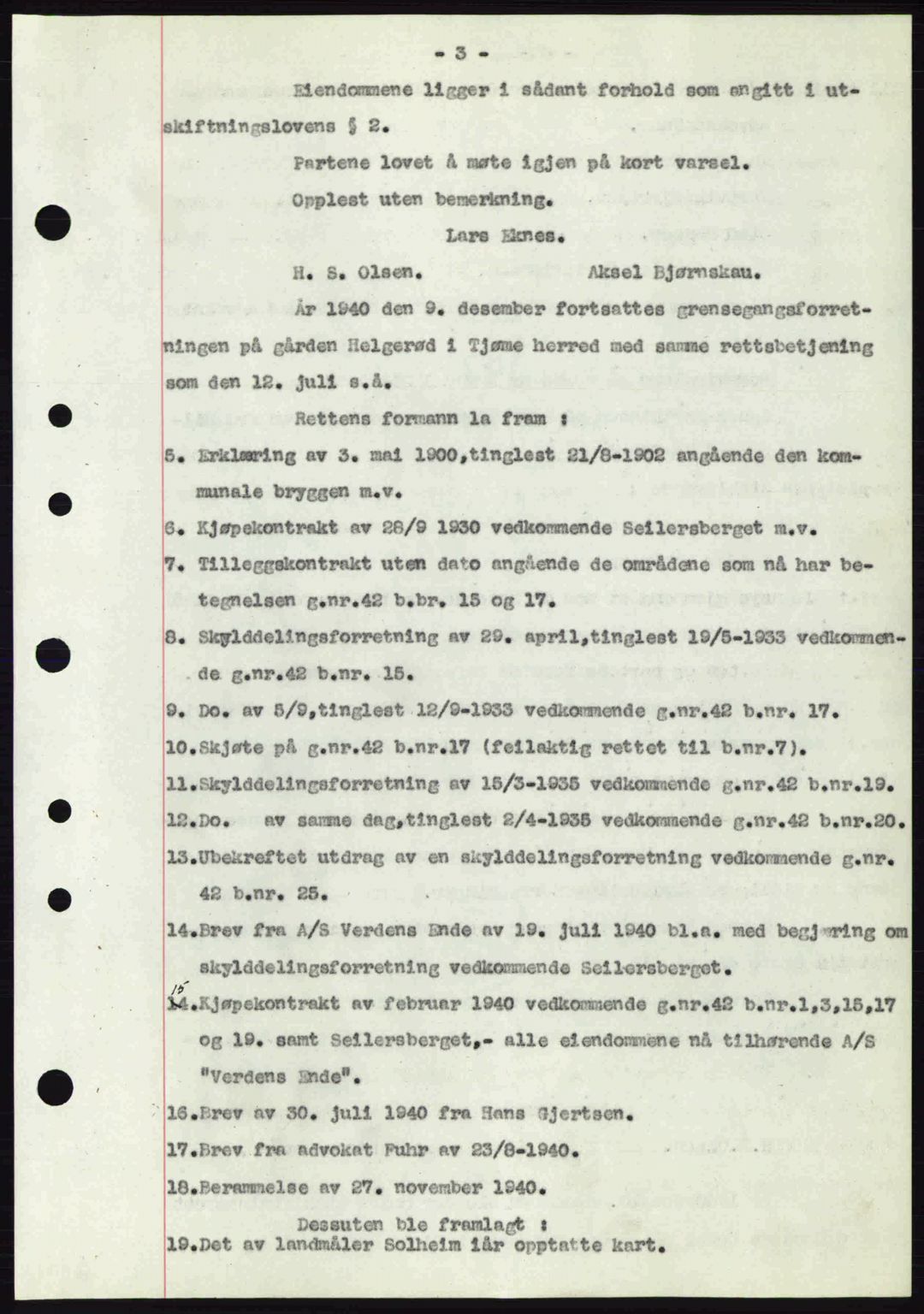 Tønsberg sorenskriveri, AV/SAKO-A-130/G/Ga/Gaa/L0010: Mortgage book no. A10, 1941-1941, Diary no: : 596/1941