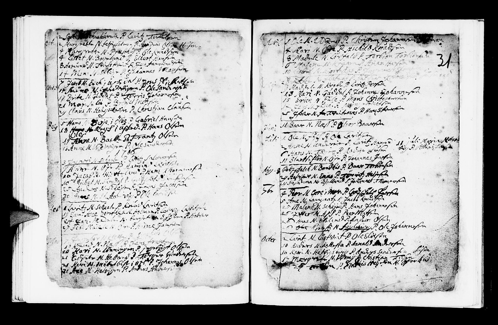 Kvinnherad sokneprestembete, SAB/A-76401/H/Haa: Parish register (official) no. A 1, 1669-1709, p. 31