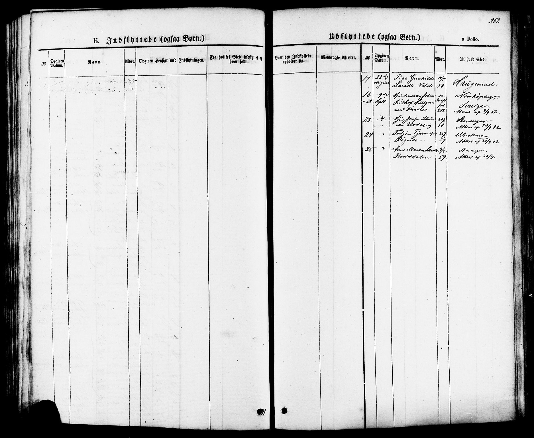 Skjold sokneprestkontor, AV/SAST-A-101847/H/Ha/Haa/L0007: Parish register (official) no. A 7, 1857-1882, p. 259