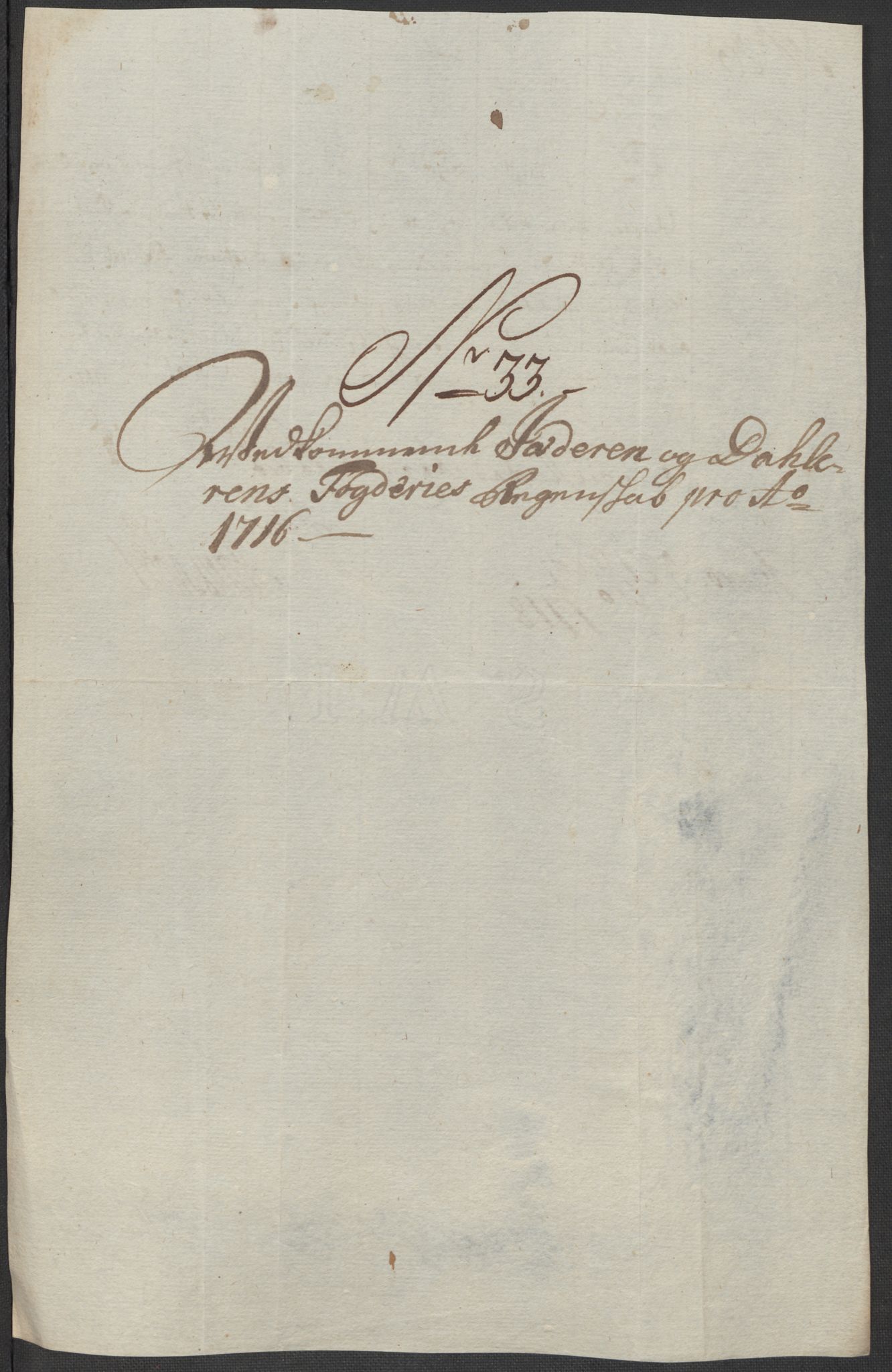 Rentekammeret inntil 1814, Reviderte regnskaper, Fogderegnskap, AV/RA-EA-4092/R46/L2740: Fogderegnskap Jæren og Dalane, 1715-1716, p. 417