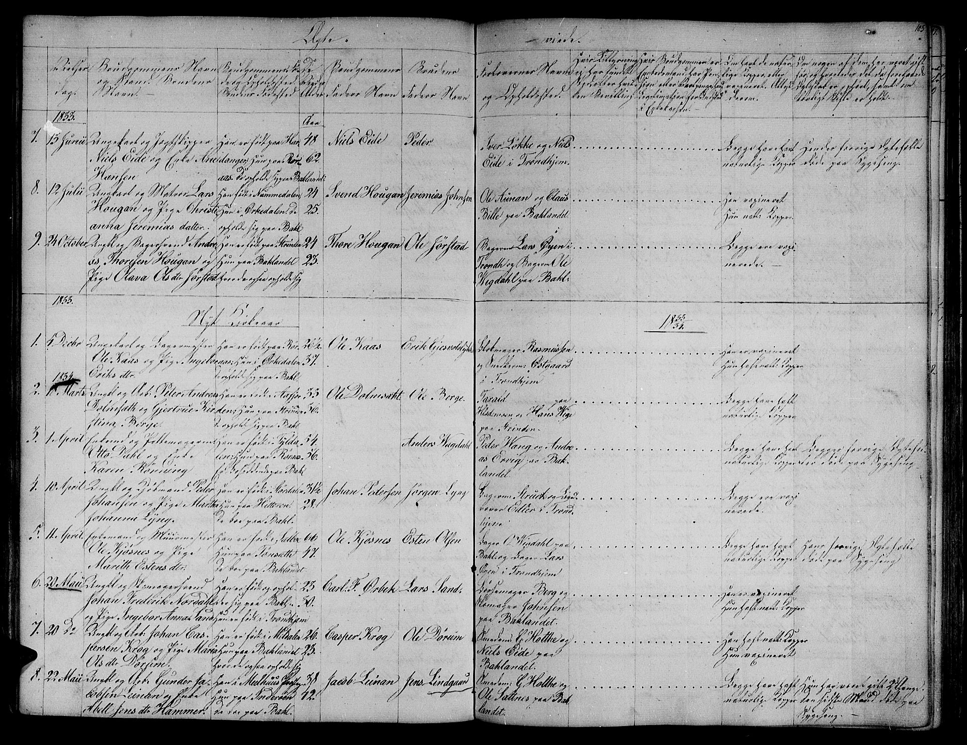 Ministerialprotokoller, klokkerbøker og fødselsregistre - Sør-Trøndelag, SAT/A-1456/604/L0182: Parish register (official) no. 604A03, 1818-1850, p. 103