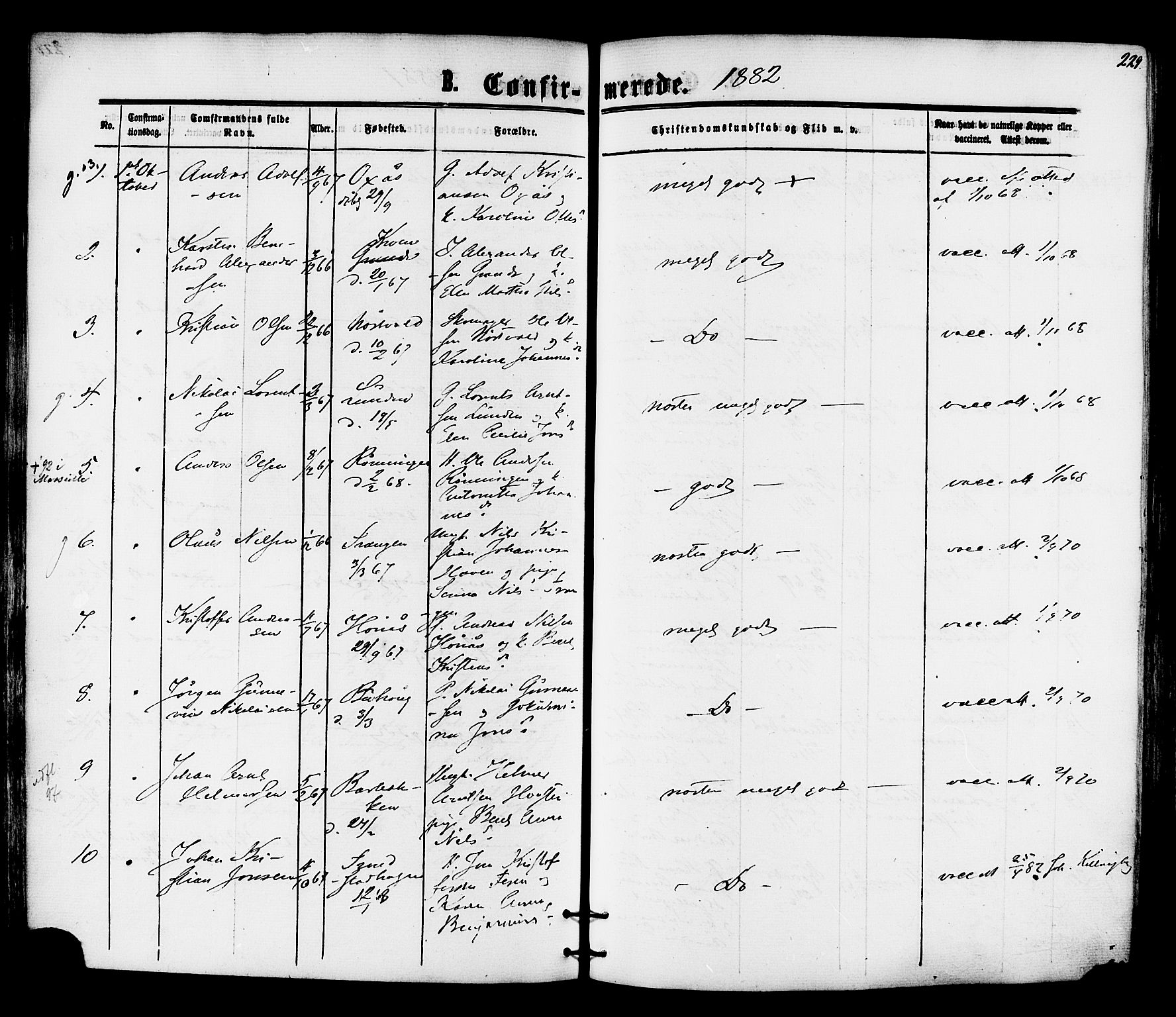 Ministerialprotokoller, klokkerbøker og fødselsregistre - Nord-Trøndelag, SAT/A-1458/701/L0009: Parish register (official) no. 701A09 /1, 1864-1882, p. 229