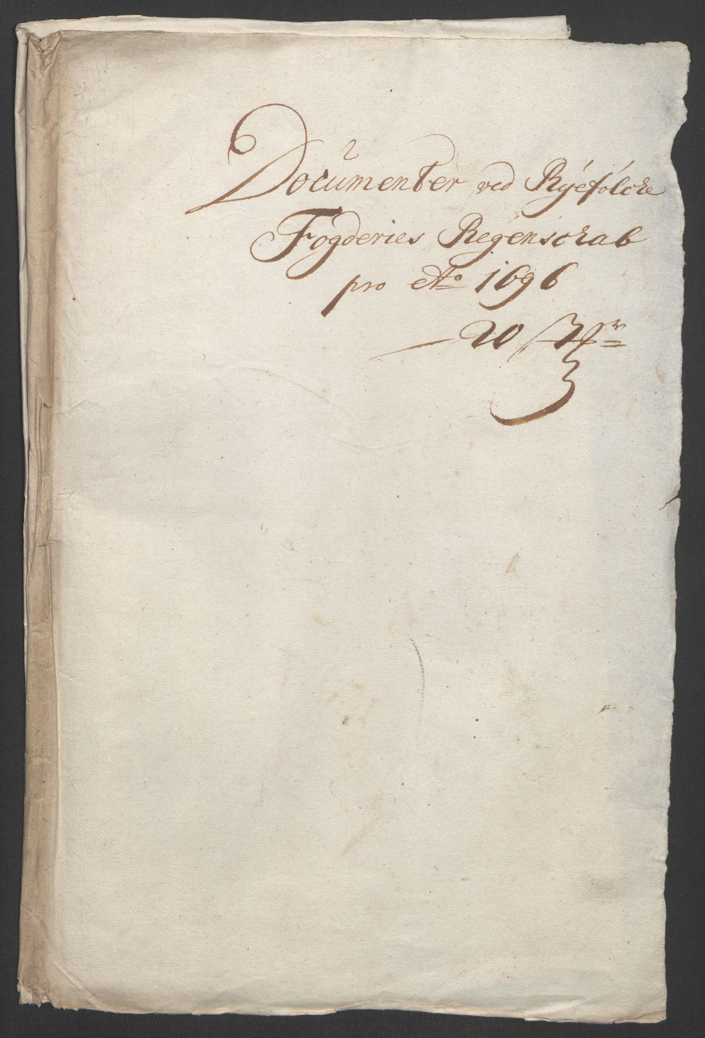 Rentekammeret inntil 1814, Reviderte regnskaper, Fogderegnskap, RA/EA-4092/R47/L2857: Fogderegnskap Ryfylke, 1694-1696, p. 237