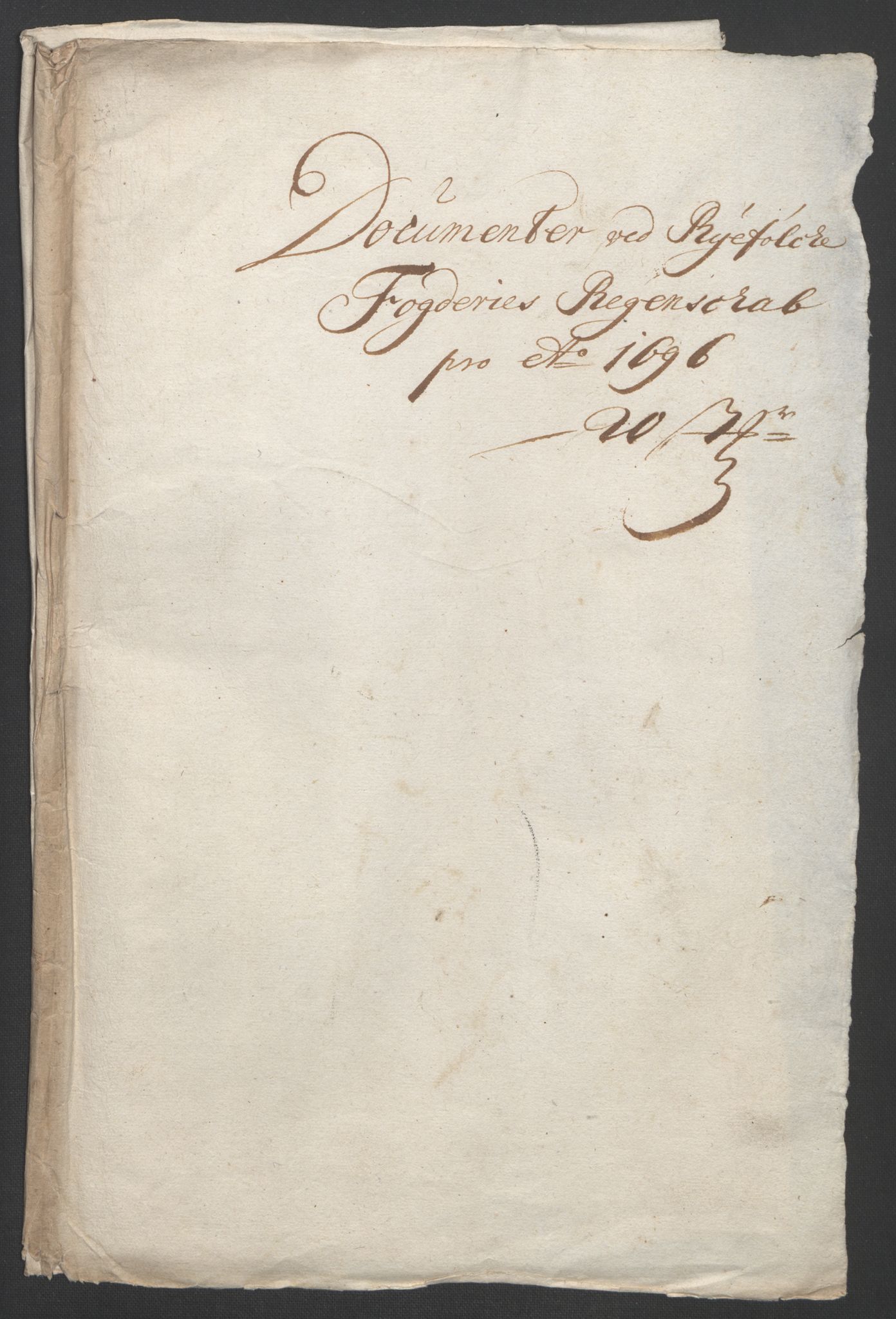 Rentekammeret inntil 1814, Reviderte regnskaper, Fogderegnskap, AV/RA-EA-4092/R47/L2857: Fogderegnskap Ryfylke, 1694-1696, p. 237