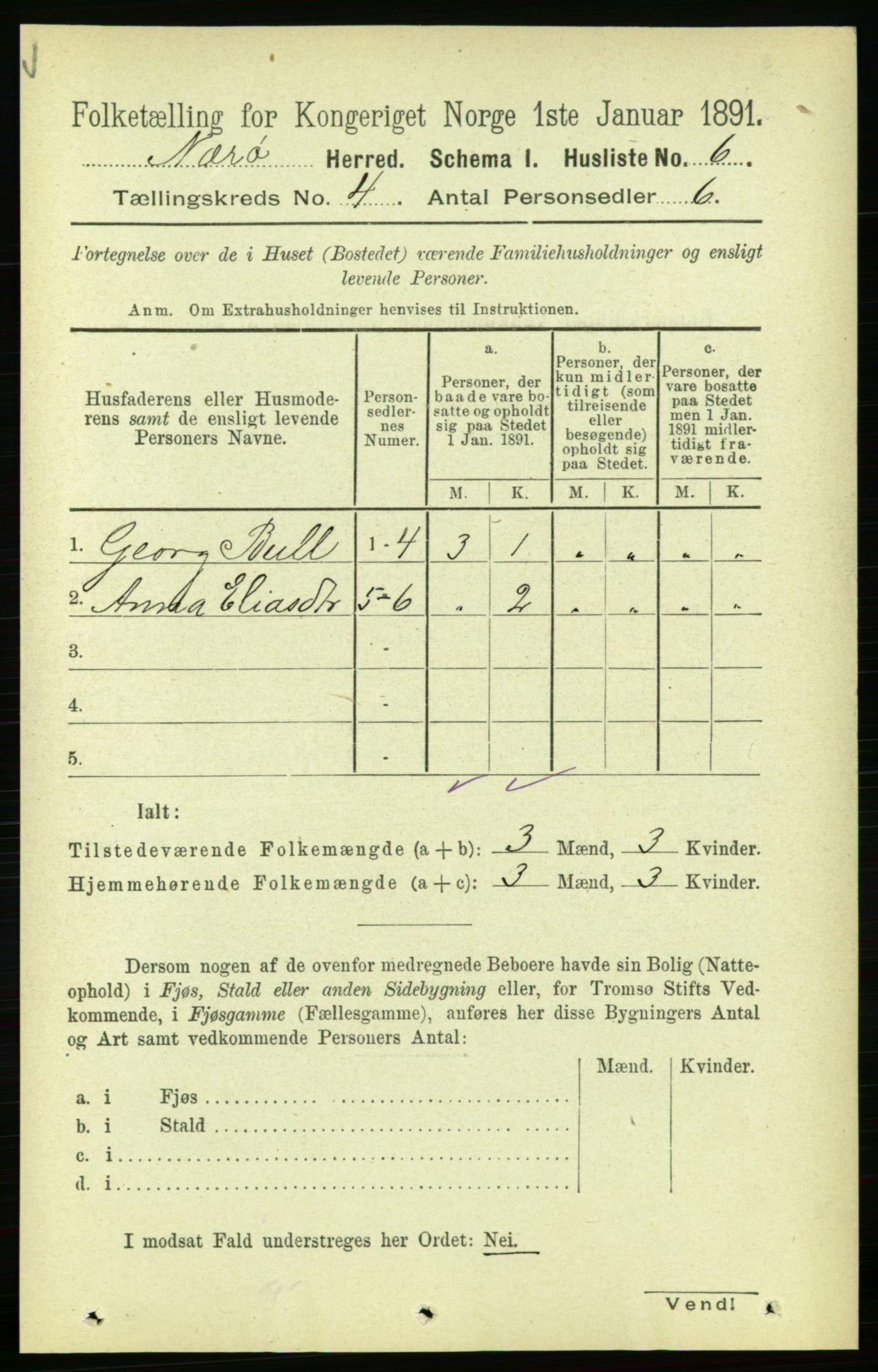 RA, 1891 census for 1751 Nærøy, 1891, p. 1787