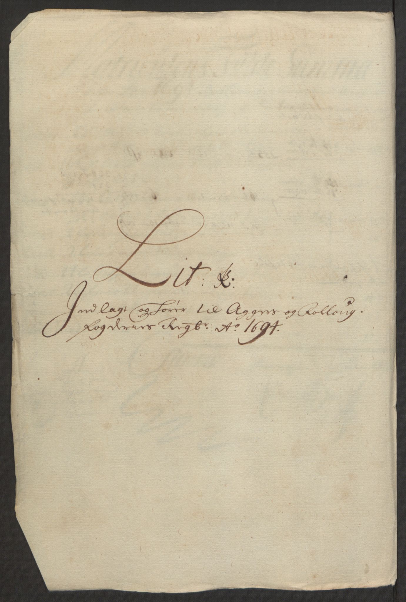 Rentekammeret inntil 1814, Reviderte regnskaper, Fogderegnskap, AV/RA-EA-4092/R10/L0438: Fogderegnskap Aker og Follo, 1694, p. 145