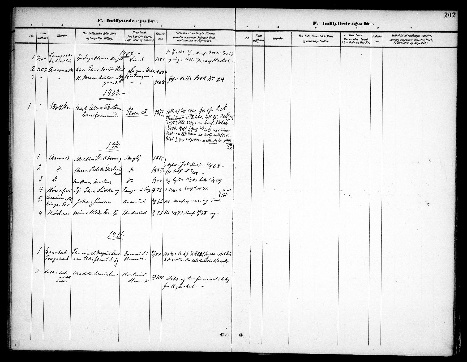 Høland prestekontor Kirkebøker, AV/SAO-A-10346a/F/Fb/L0003: Parish register (official) no. II 3, 1897-1912, p. 202