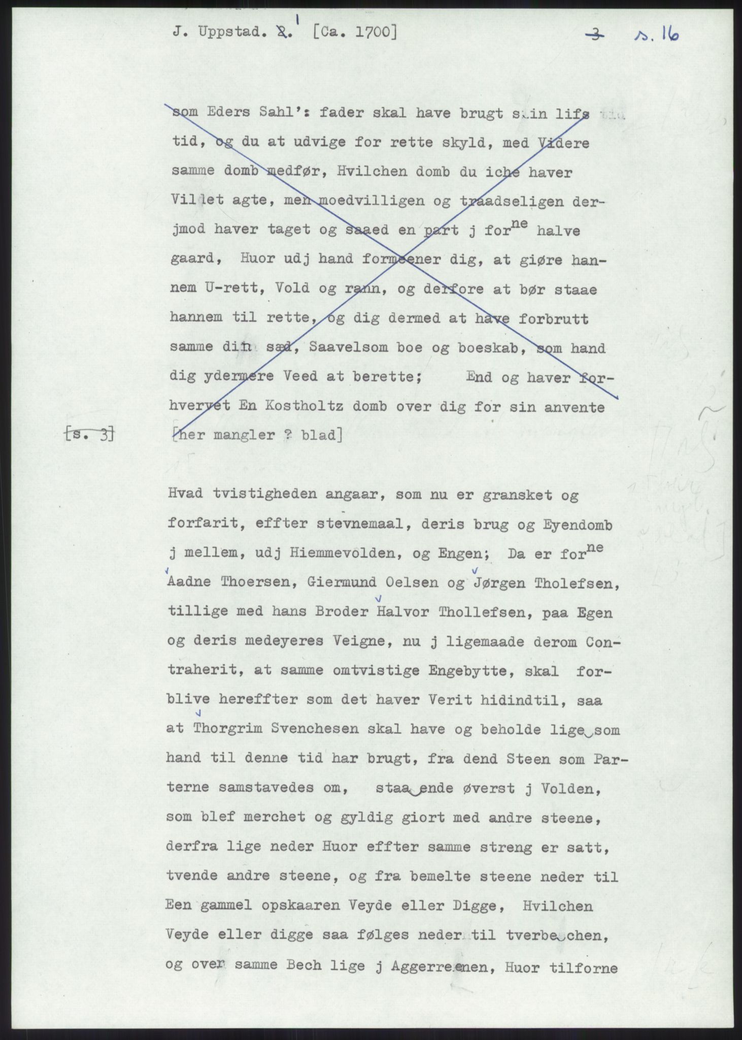 Samlinger til kildeutgivelse, Diplomavskriftsamlingen, RA/EA-4053/H/Ha, p. 267