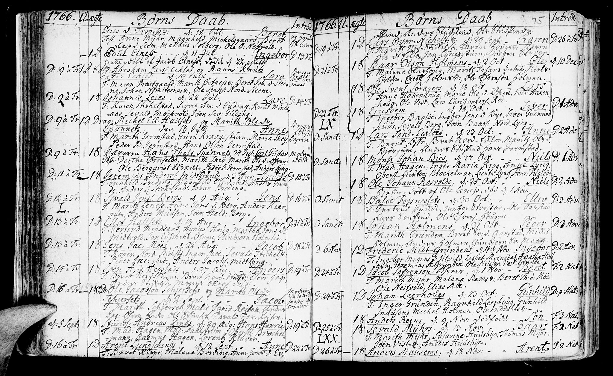 Ministerialprotokoller, klokkerbøker og fødselsregistre - Nord-Trøndelag, SAT/A-1458/723/L0231: Parish register (official) no. 723A02, 1748-1780, p. 75