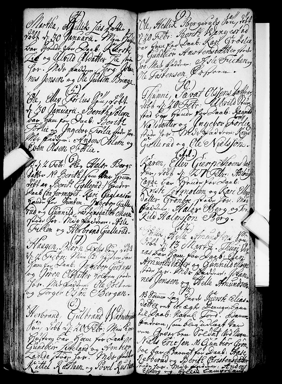 Flesberg kirkebøker, AV/SAKO-A-18/F/Fa/L0002: Parish register (official) no. I 2, 1726-1747