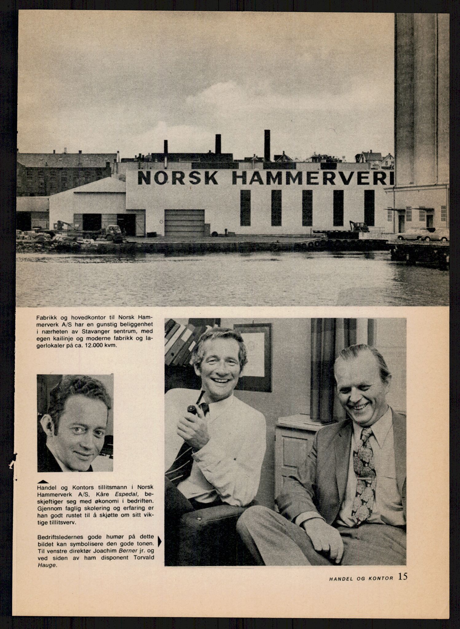 Nygaard, Kristen, AV/RA-PA-1398/F/Fi/L0002: Fagbevegelse, demokrati, Jern- og Metallprosjektet, 1970-2002, p. 15