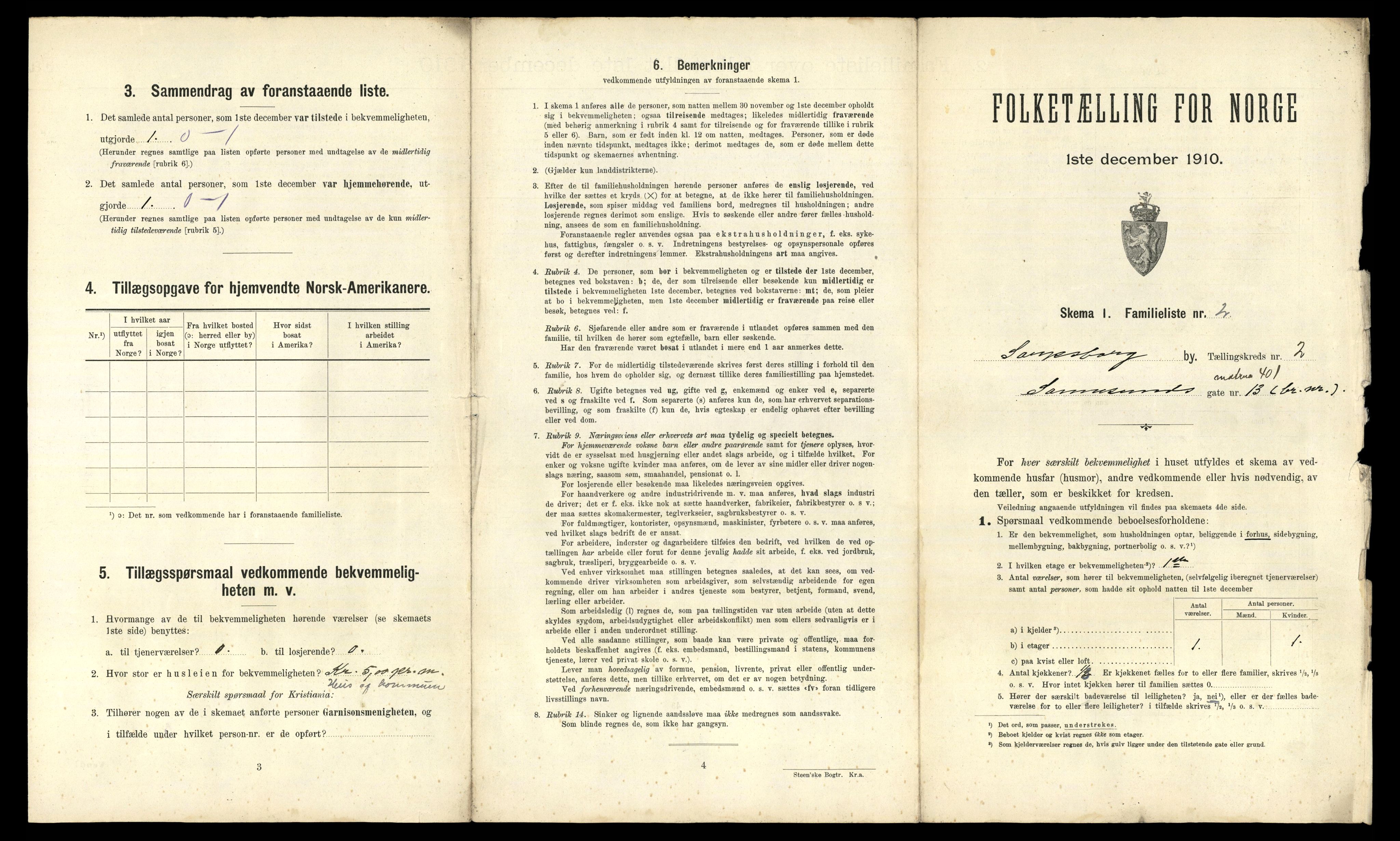 RA, 1910 census for Sarpsborg, 1910, p. 861