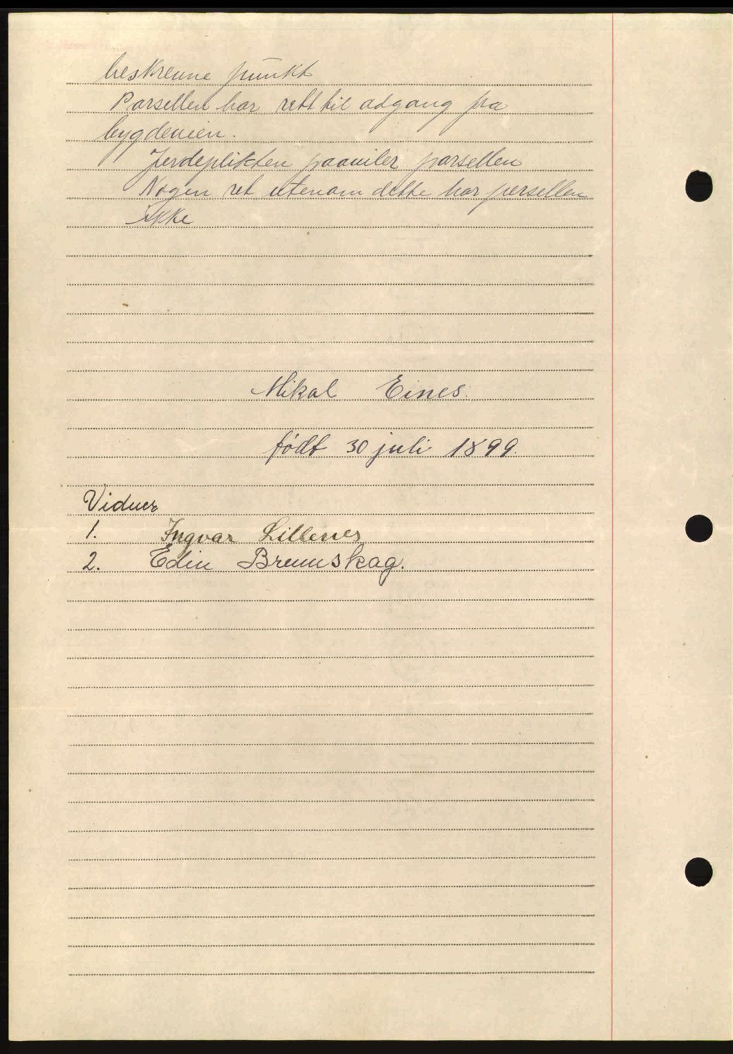 Nordmøre sorenskriveri, AV/SAT-A-4132/1/2/2Ca: Mortgage book no. A98, 1944-1944, Diary no: : 1517/1944