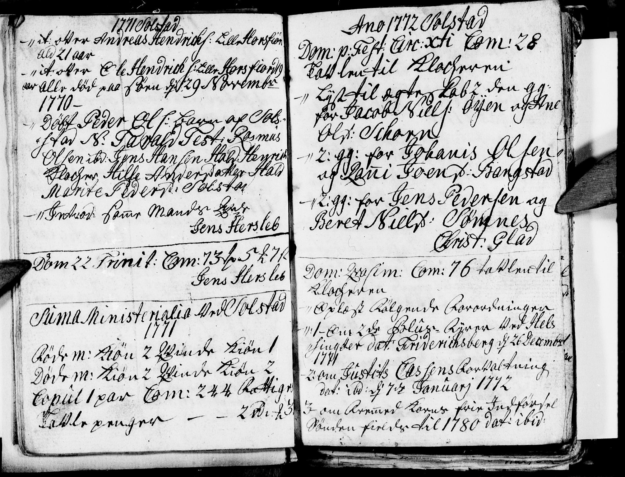 Ministerialprotokoller, klokkerbøker og fødselsregistre - Nordland, SAT/A-1459/811/L0166: Parish register (official) no. 811A03, 1770-1816