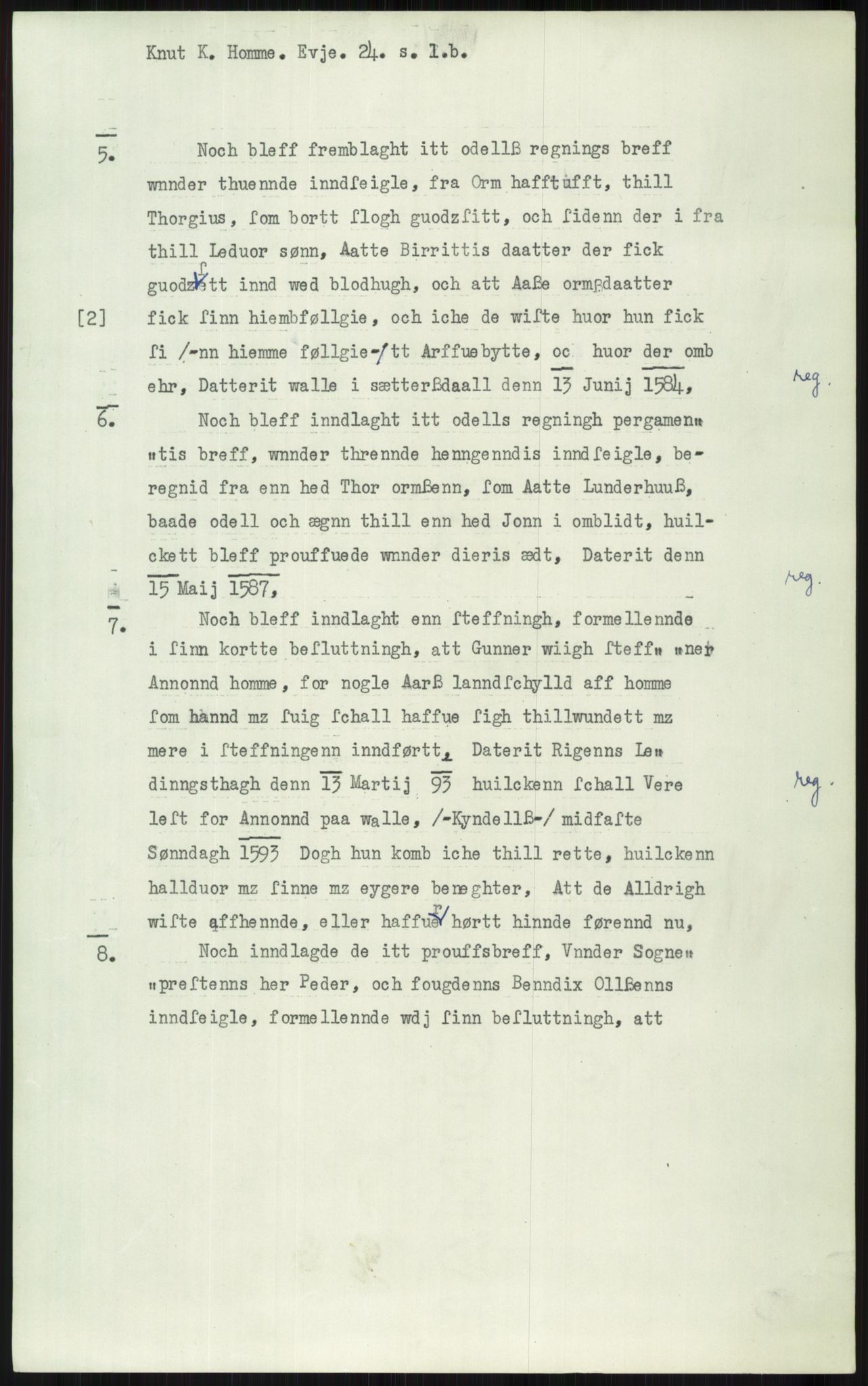 Samlinger til kildeutgivelse, Diplomavskriftsamlingen, AV/RA-EA-4053/H/Ha, p. 2850