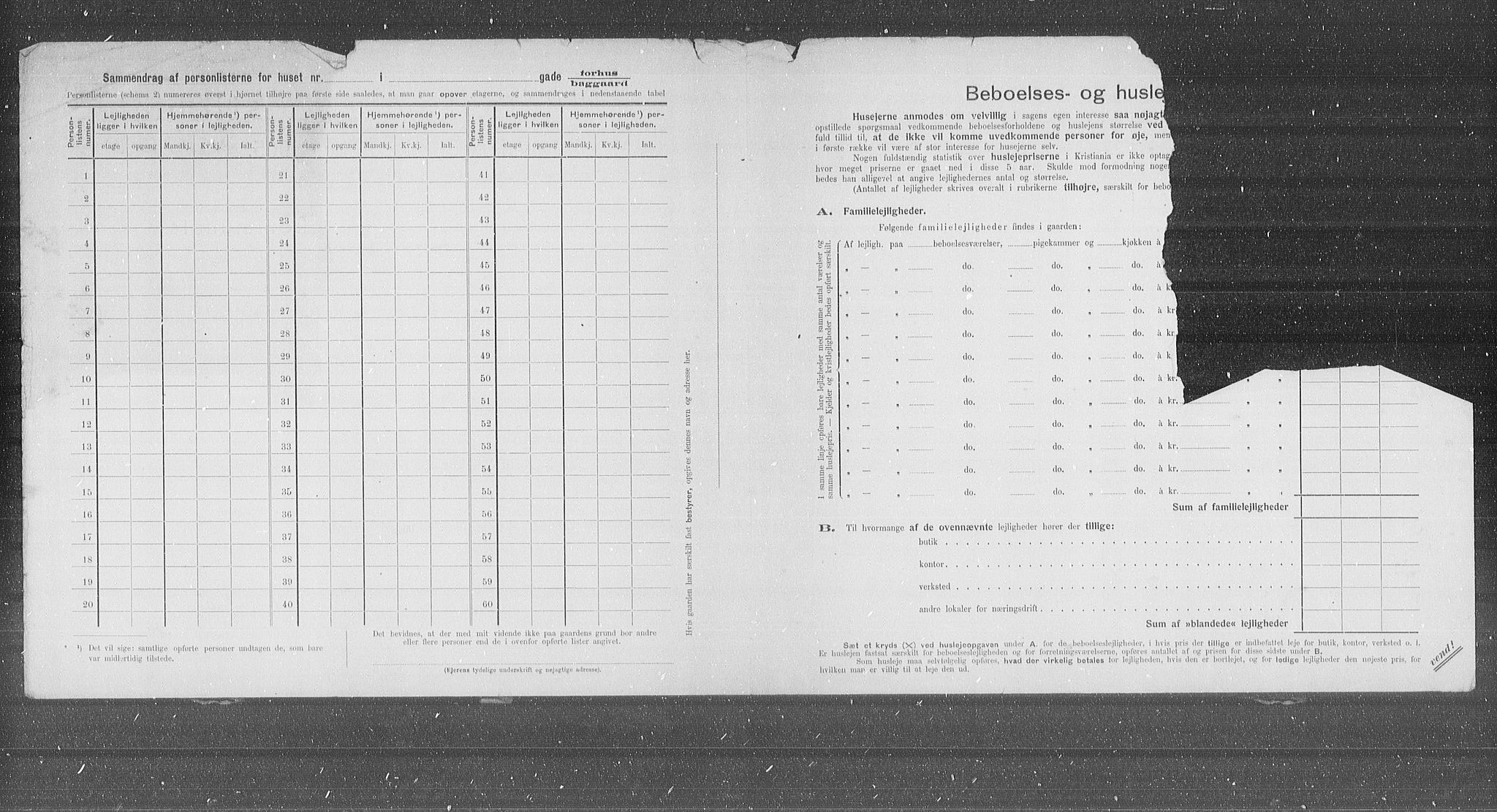 OBA, Municipal Census 1905 for Kristiania, 1905, p. 33863