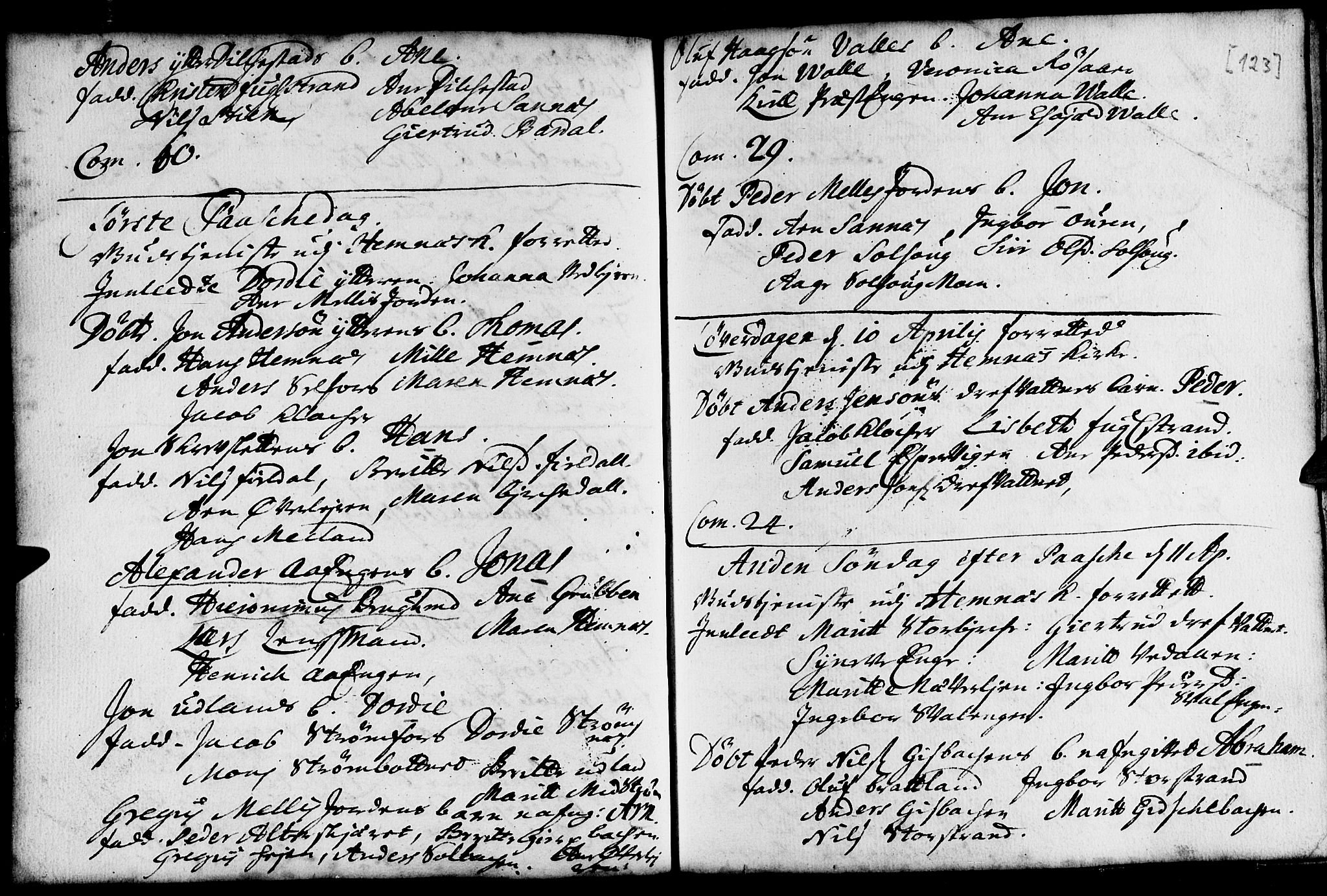 Ministerialprotokoller, klokkerbøker og fødselsregistre - Nordland, SAT/A-1459/825/L0345: Parish register (official) no. 825A01, 1704-1728, p. 123