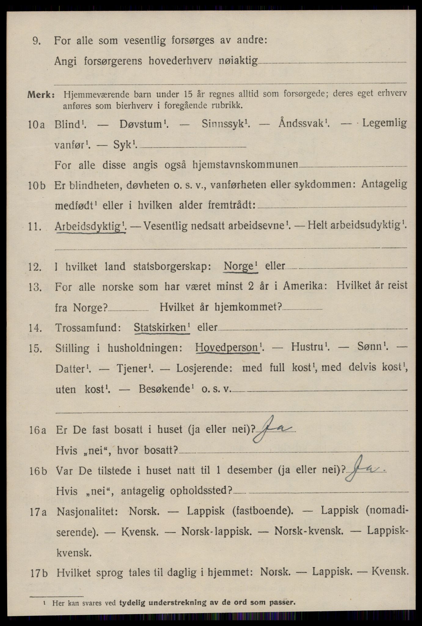 SAT, 1920 census for Børsa, 1920, p. 1644