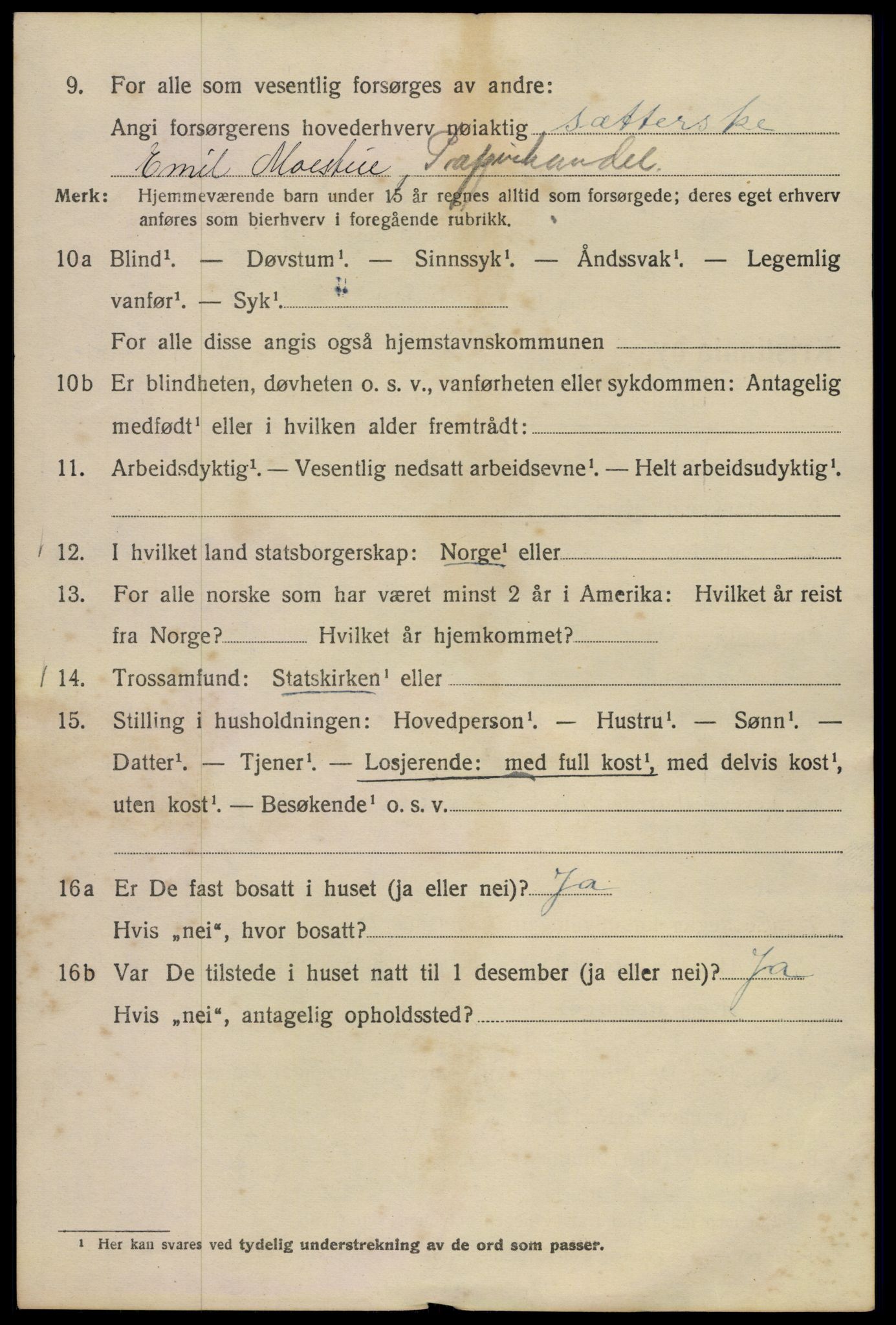 SAO, 1920 census for Kristiania, 1920, p. 326708