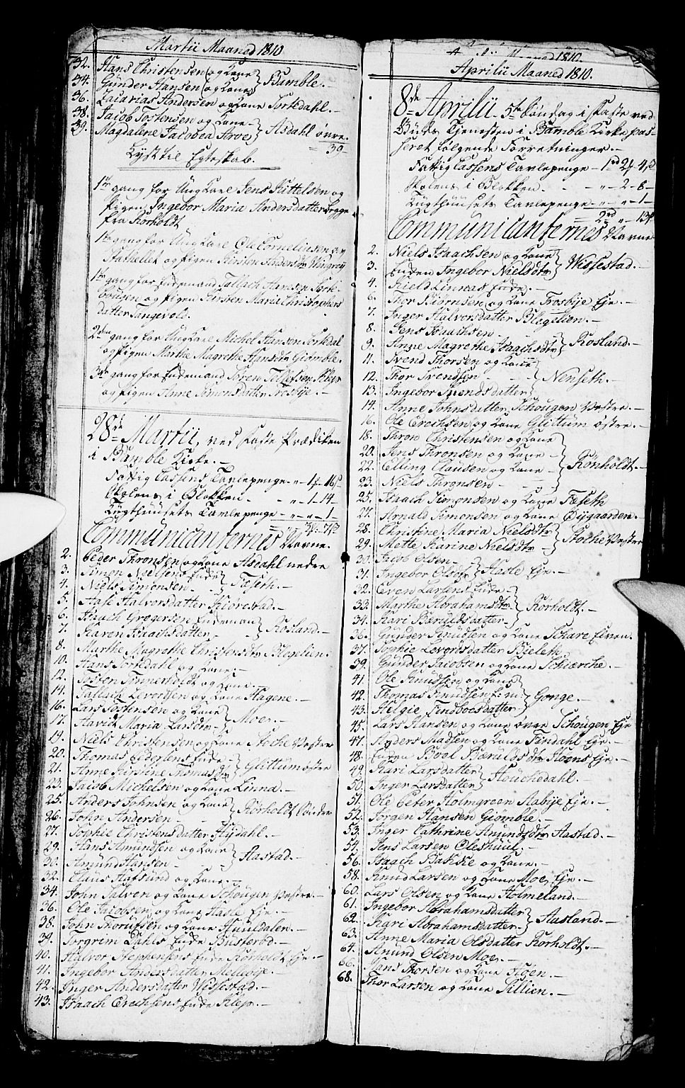 Bamble kirkebøker, AV/SAKO-A-253/G/Ga/L0004: Parish register (copy) no. I 4, 1808-1814