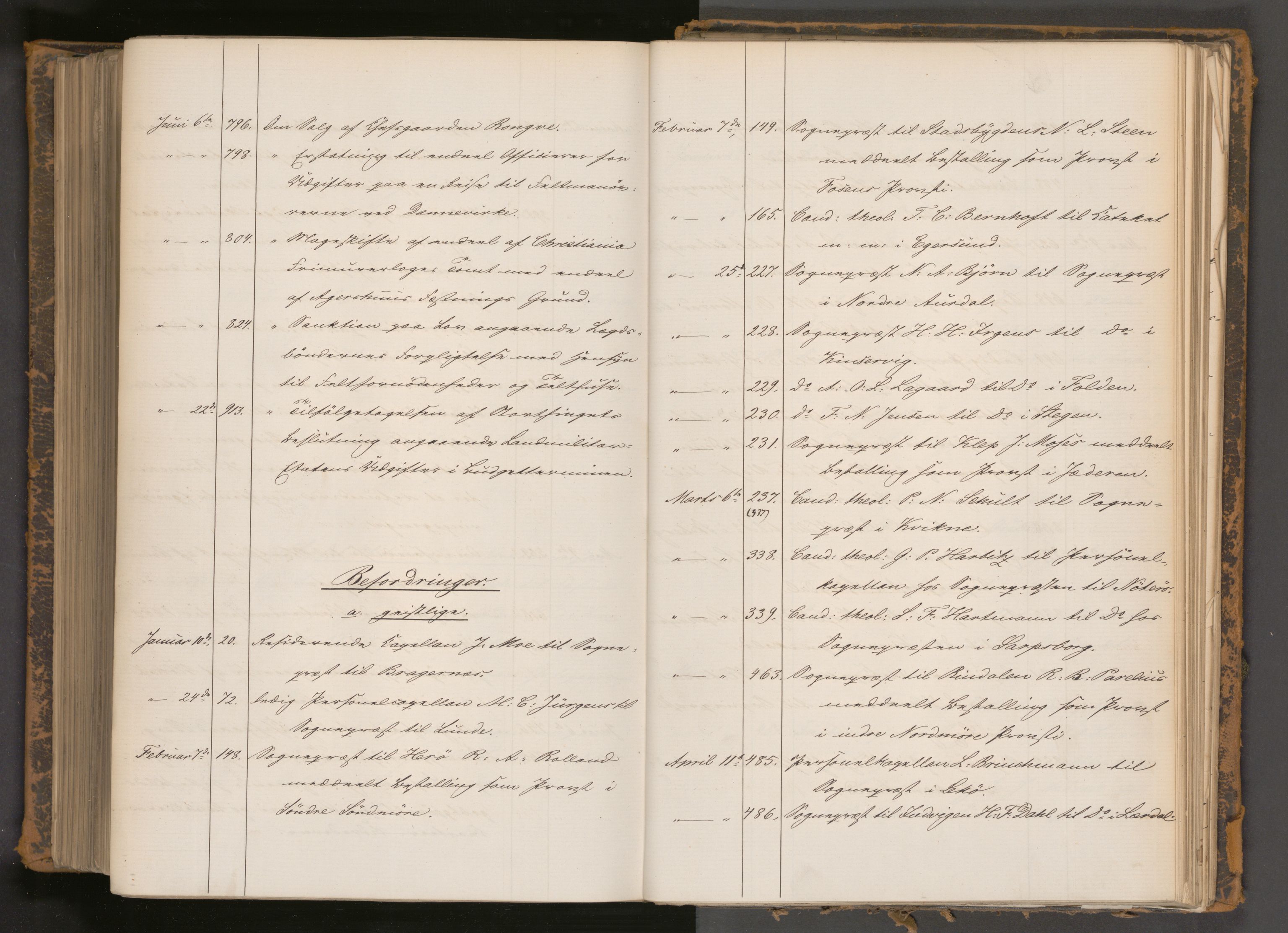 Statsrådssekretariatet, AV/RA-S-1001/A/Ab/L0099: Kgl. res. nr. 1-966, 1. halvår, 1863