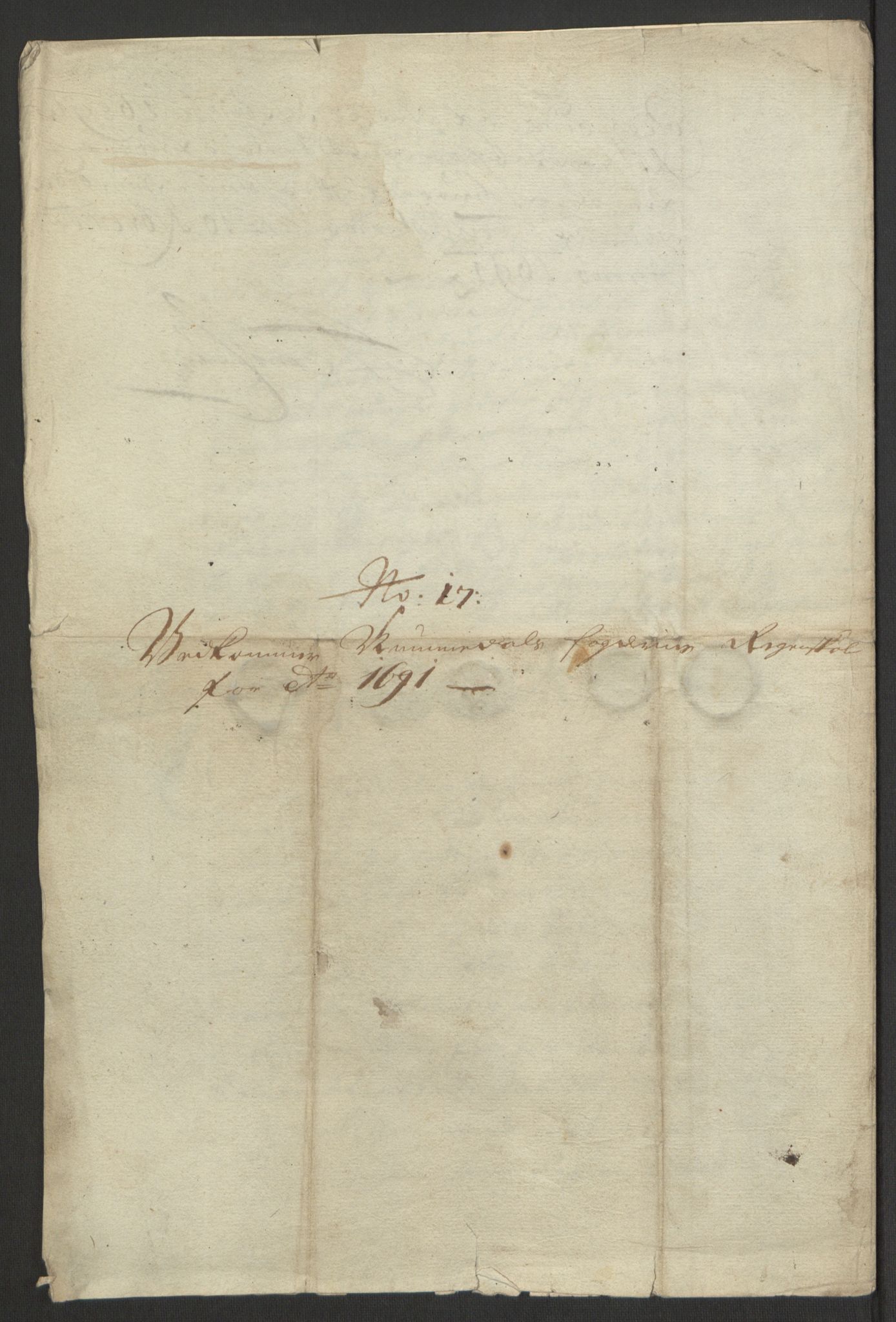 Rentekammeret inntil 1814, Reviderte regnskaper, Fogderegnskap, RA/EA-4092/R64/L4423: Fogderegnskap Namdal, 1690-1691, p. 371