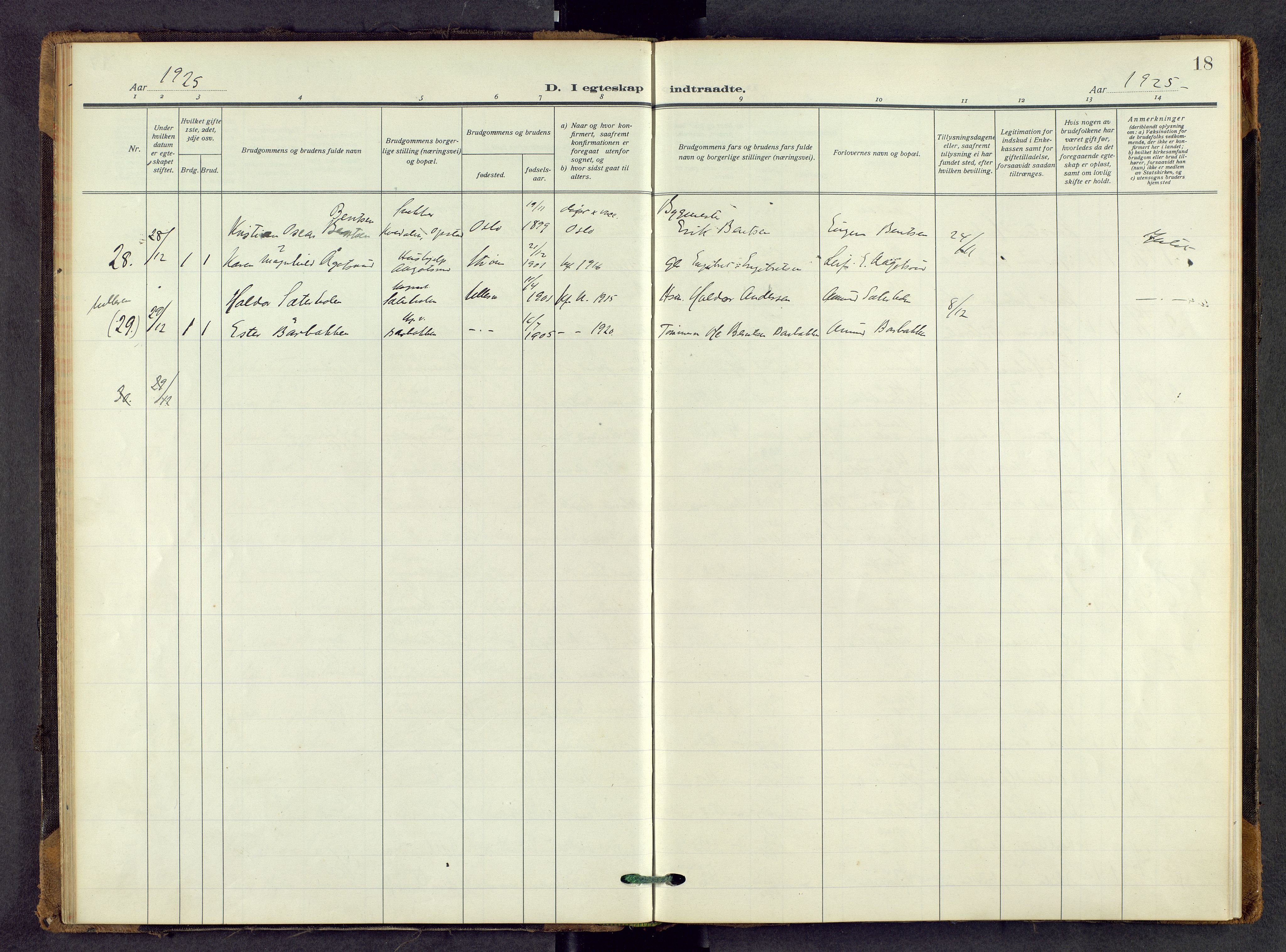 Sør-Odal prestekontor, SAH/PREST-030/H/Ha/Haa/L0011: Parish register (official) no. 11, 1922-1945, p. 18