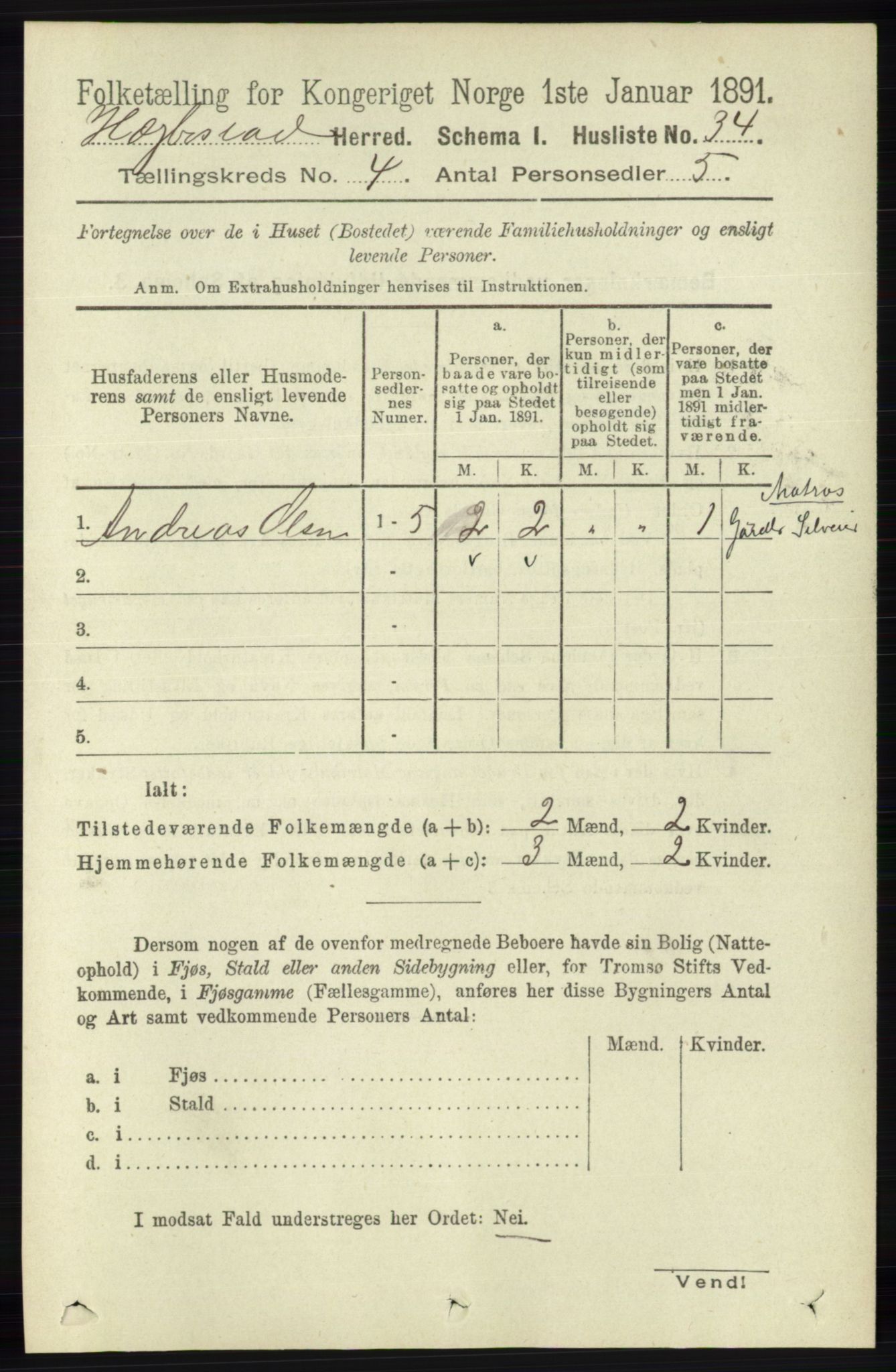 RA, 1891 census for 1034 Hægebostad, 1891, p. 1178
