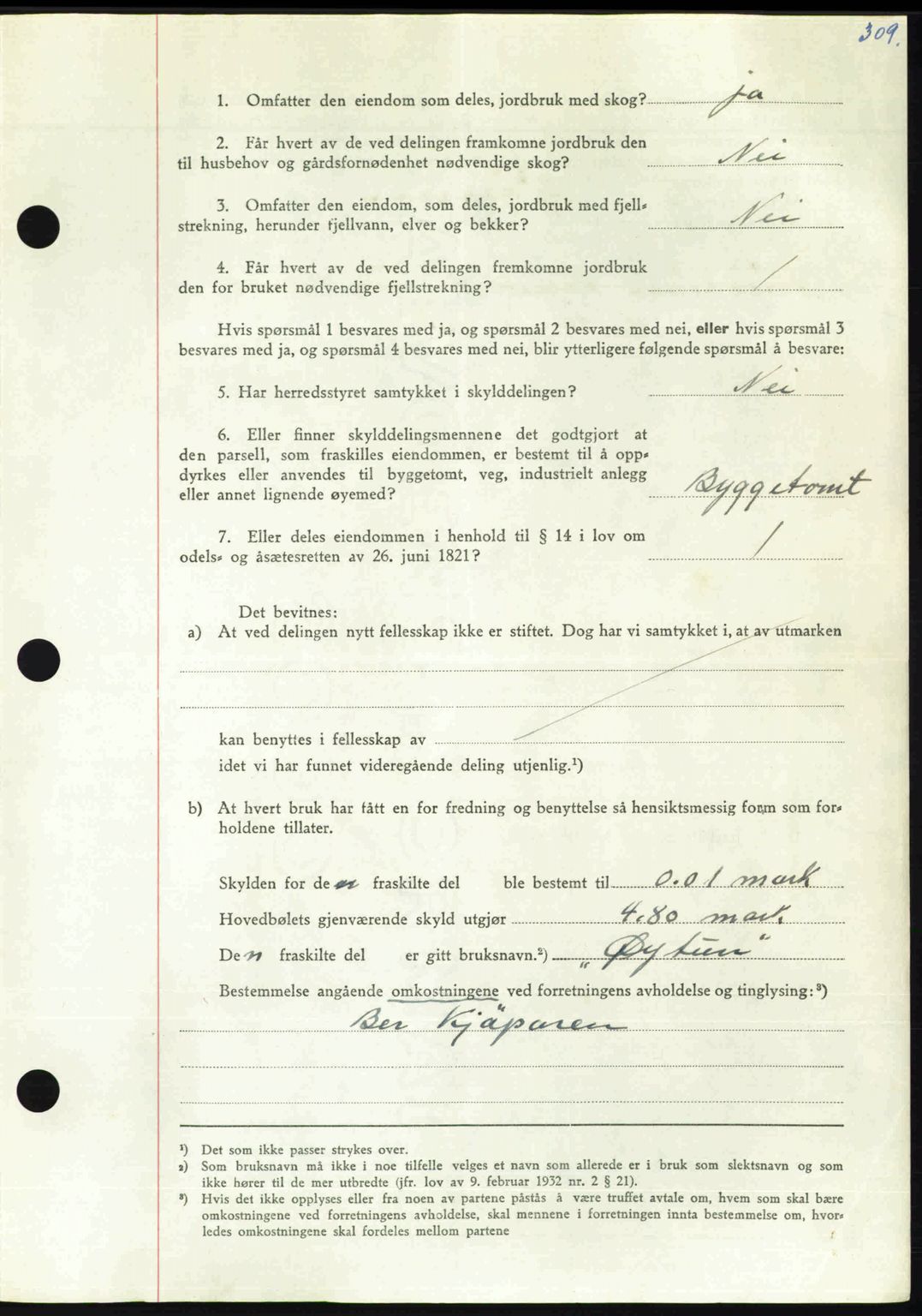 Nordmøre sorenskriveri, AV/SAT-A-4132/1/2/2Ca: Mortgage book no. A114, 1950-1950, Diary no: : 660/1950