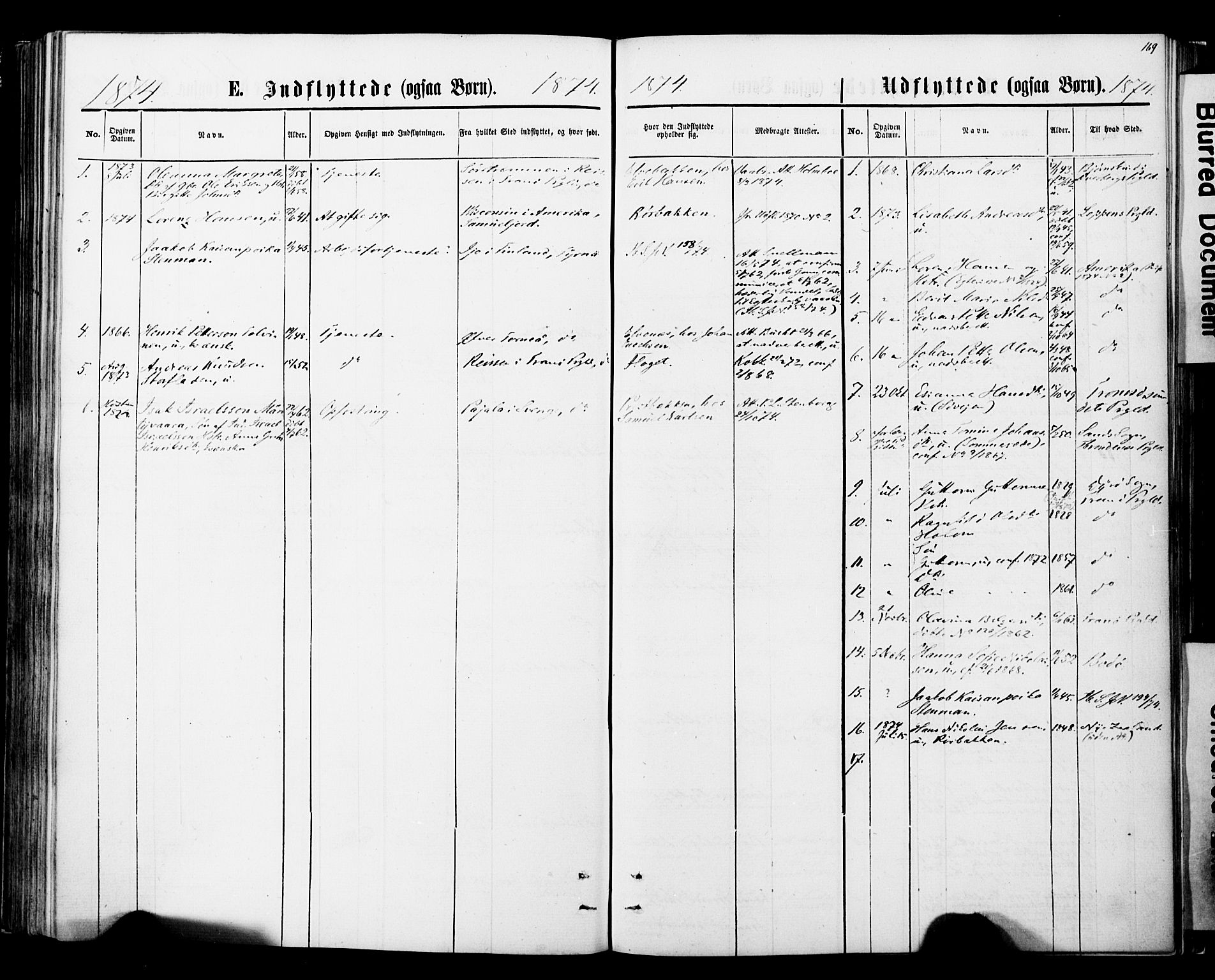 Ibestad sokneprestembete, AV/SATØ-S-0077/H/Ha/Haa/L0013kirke: Parish register (official) no. 13, 1865-1879, p. 169