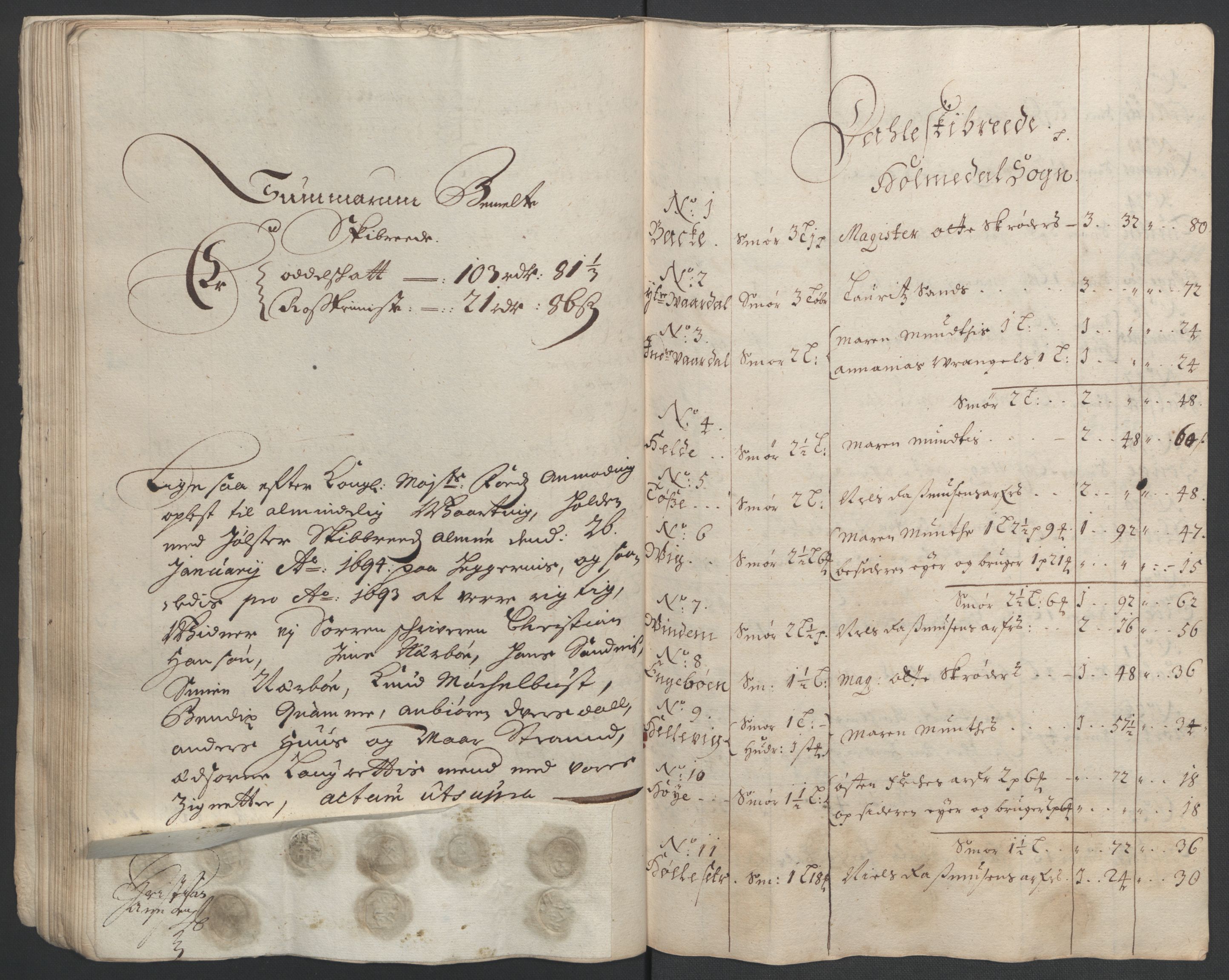 Rentekammeret inntil 1814, Reviderte regnskaper, Fogderegnskap, AV/RA-EA-4092/R53/L3421: Fogderegnskap Sunn- og Nordfjord, 1693-1694, p. 39