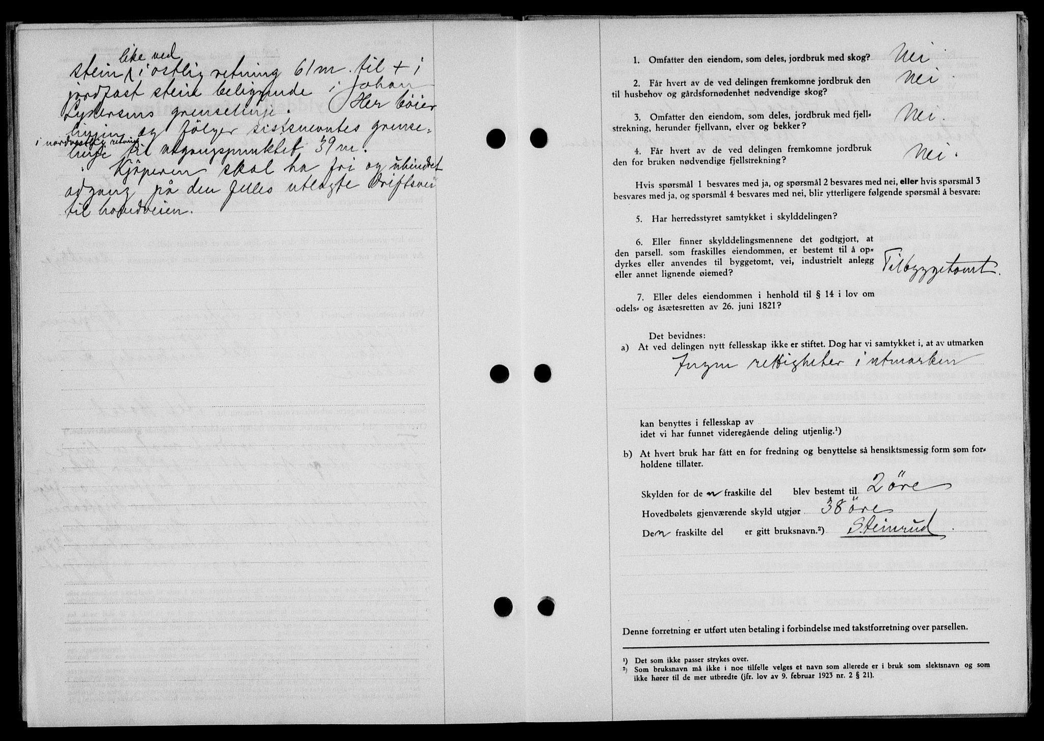 Lofoten sorenskriveri, SAT/A-0017/1/2/2C/L0001a: Mortgage book no. 1a, 1936-1937, Diary no: : 2224/1936