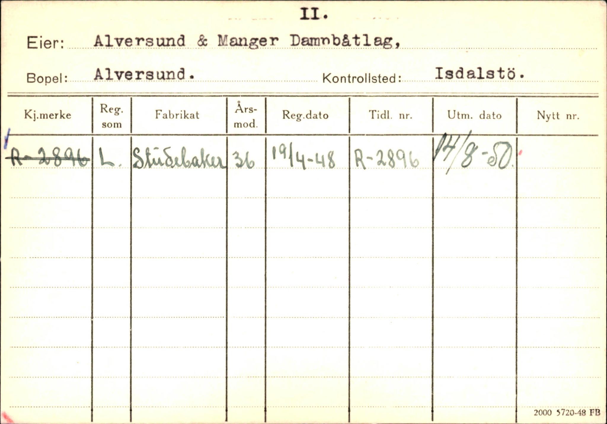 Statens vegvesen, Hordaland vegkontor, AV/SAB-A-5201/2/Ha/L0001: R-eierkort A, 1920-1971, p. 667