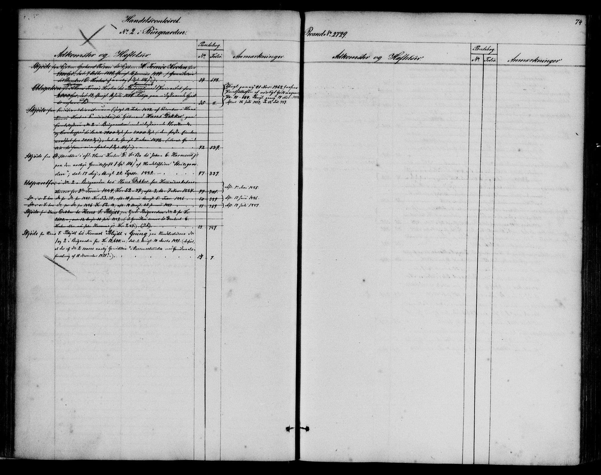 Byfogd og Byskriver i Bergen, SAB/A-3401/03/03AdC/L0021: Mortgage register no. A.d.C.21, 1801-1851, p. 74