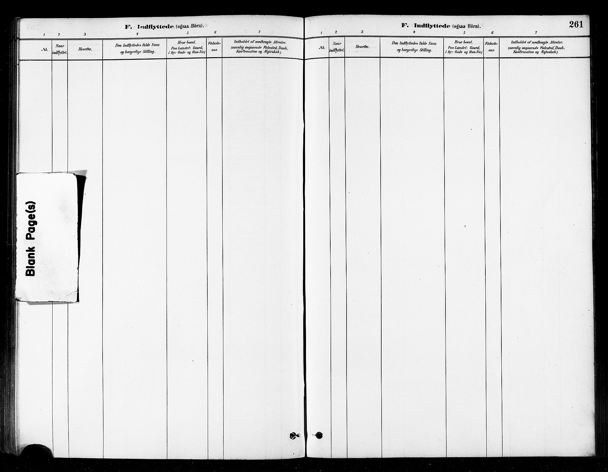 Vardø sokneprestkontor, AV/SATØ-S-1332/H/Ha/L0006kirke: Parish register (official) no. 6, 1879-1886, p. 261