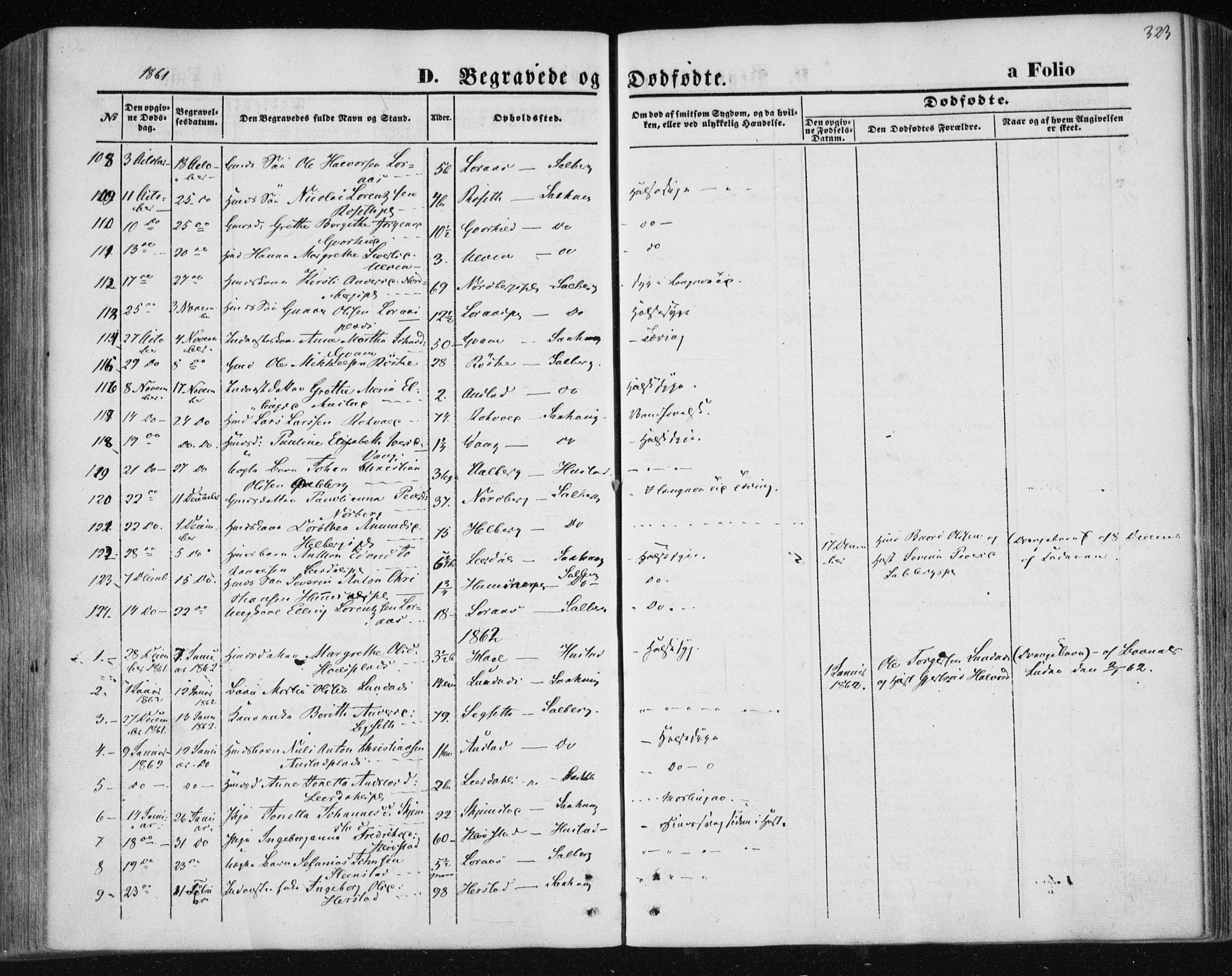 Ministerialprotokoller, klokkerbøker og fødselsregistre - Nord-Trøndelag, SAT/A-1458/730/L0283: Parish register (official) no. 730A08, 1855-1865, p. 323