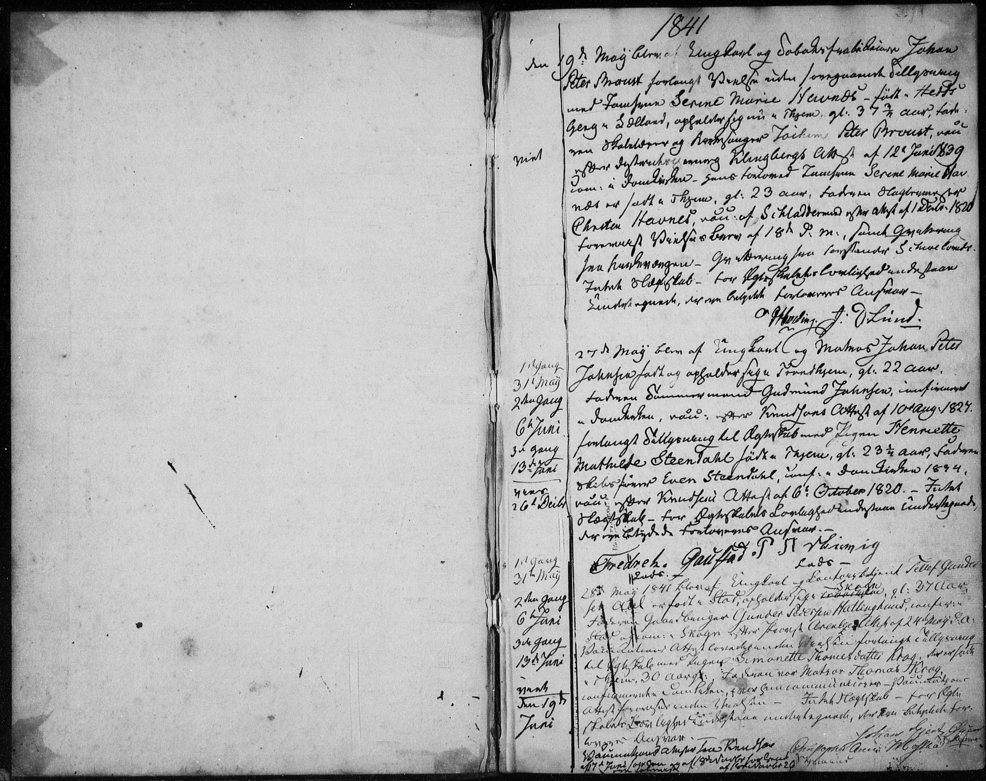 Ministerialprotokoller, klokkerbøker og fødselsregistre - Sør-Trøndelag, AV/SAT-A-1456/601/L0050: Parish register (official) no. 601A18, 1841-1852