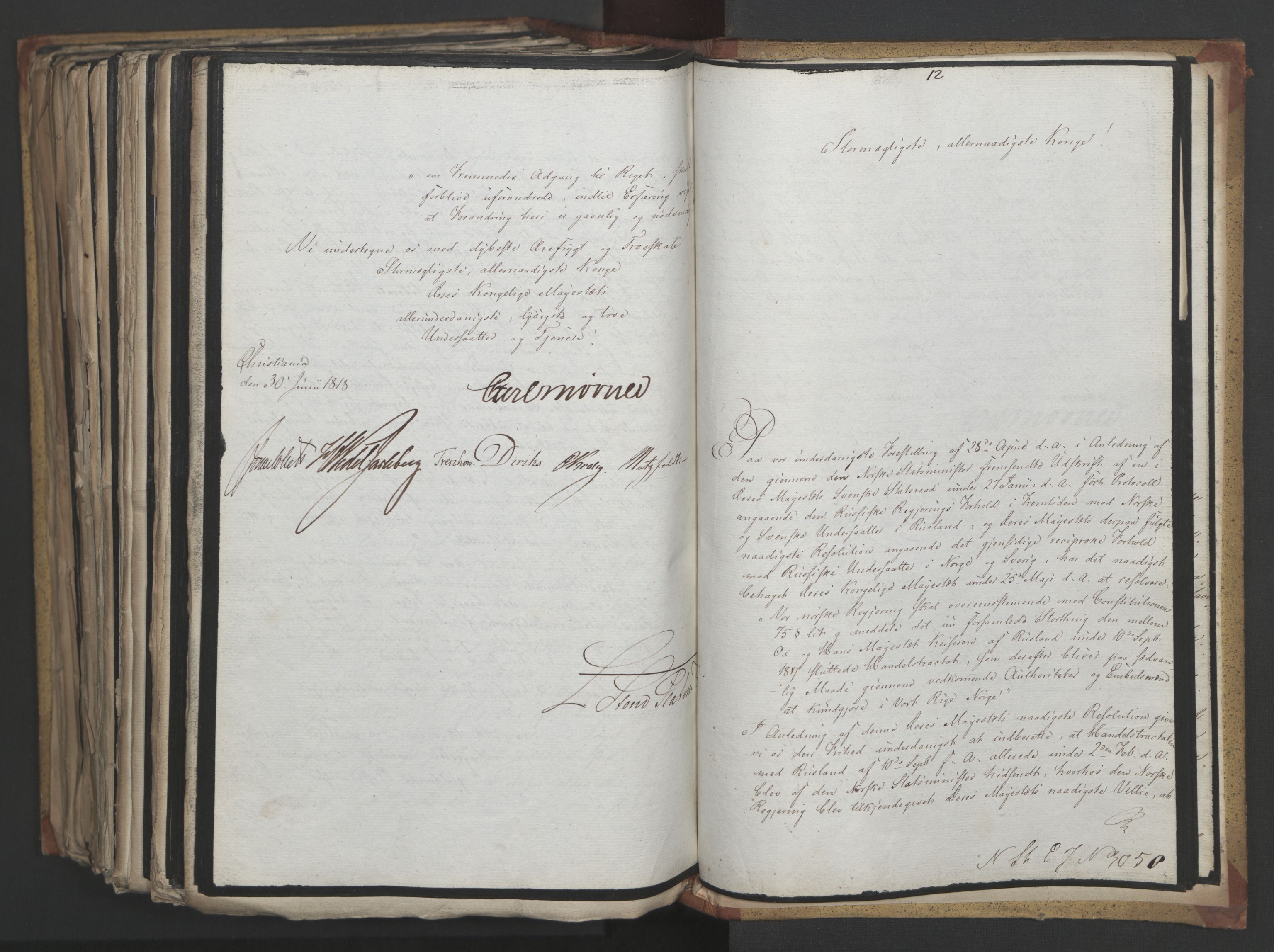 Statsrådsavdelingen i Stockholm, AV/RA-S-1003/D/Da/L0014: Regjeringsinnstillinger nr. 2890-3057, 1818, p. 576